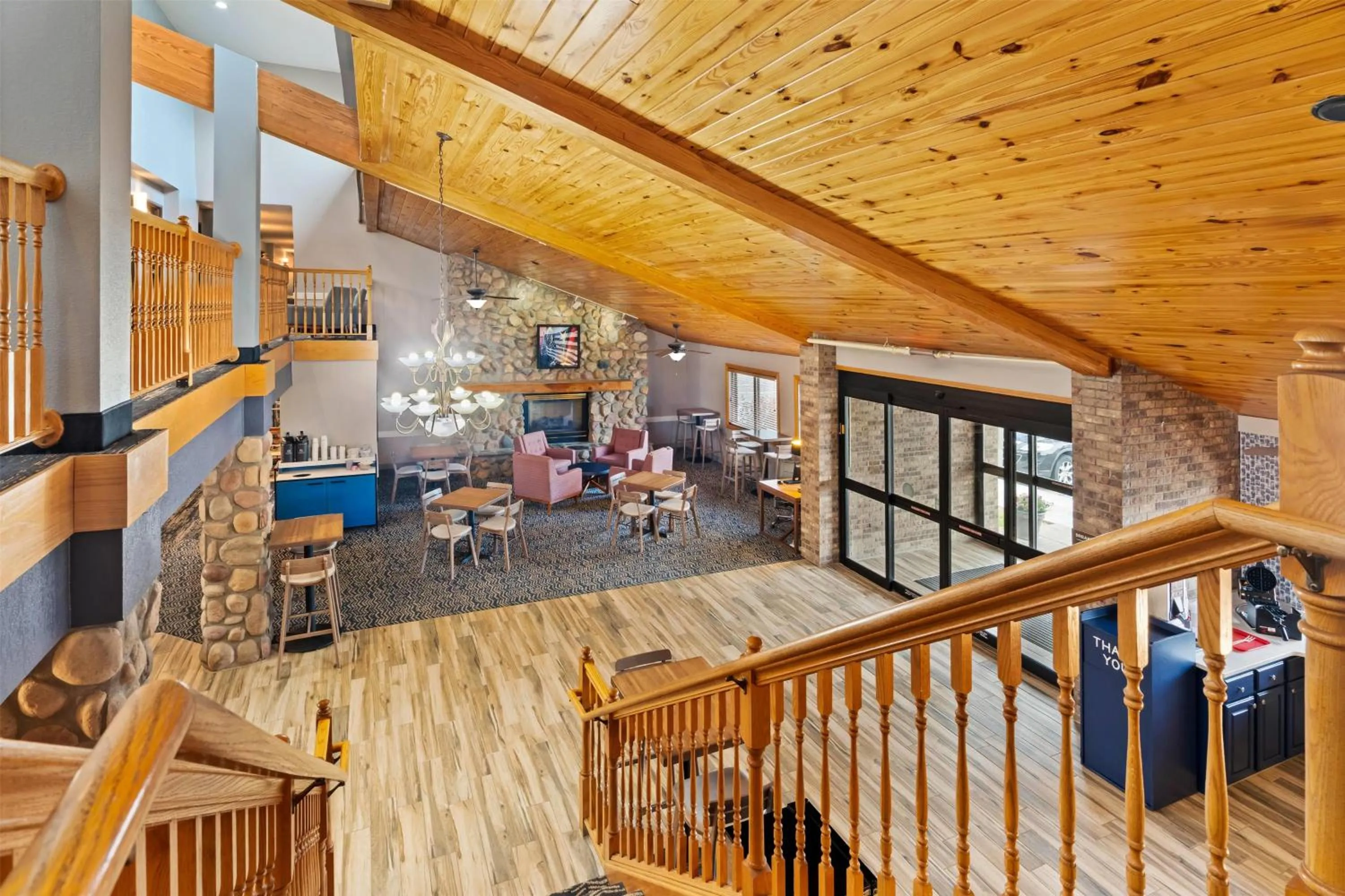 Lobby or reception in AmericInn by Wyndham Bismarck