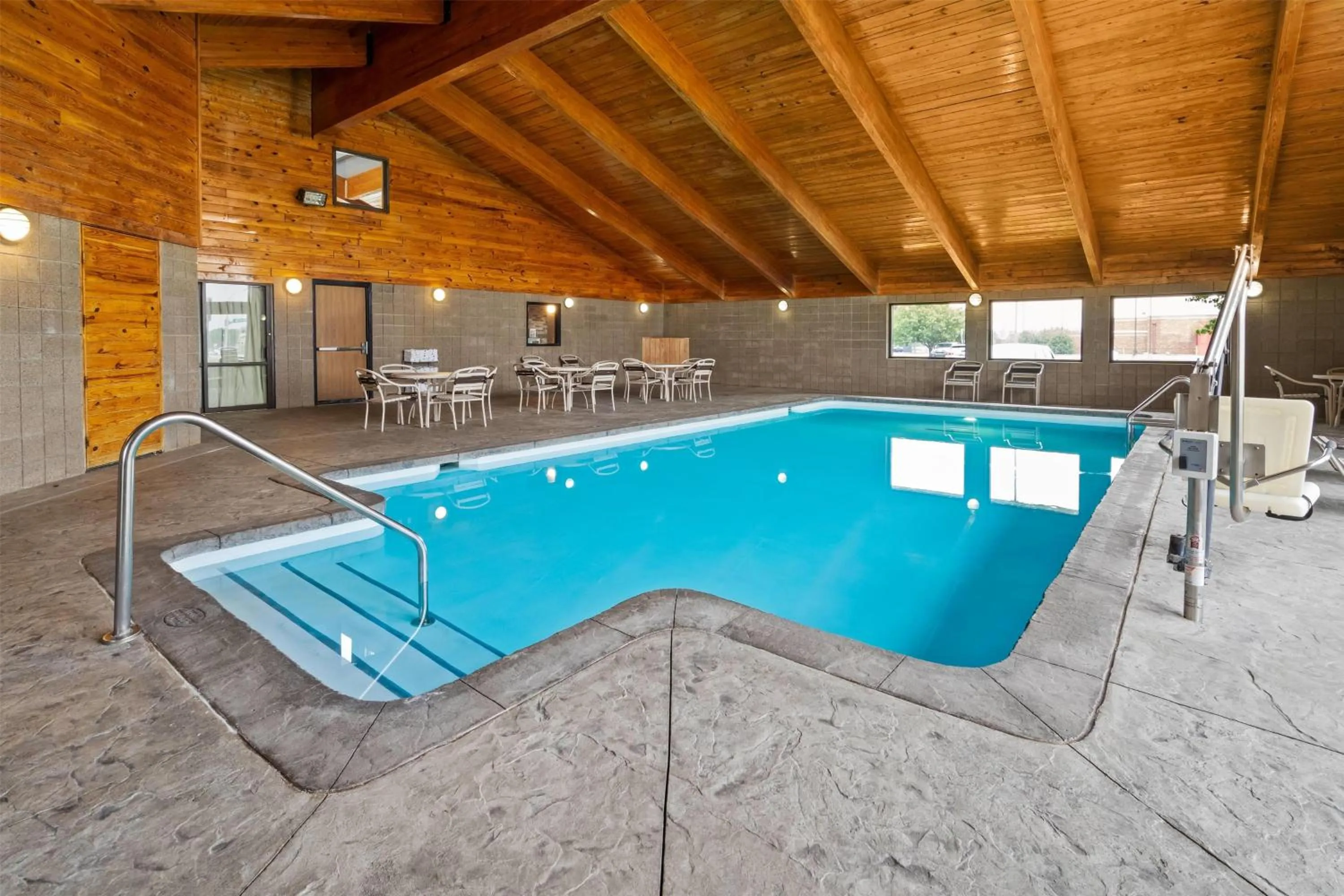 Pool view in AmericInn by Wyndham Bismarck