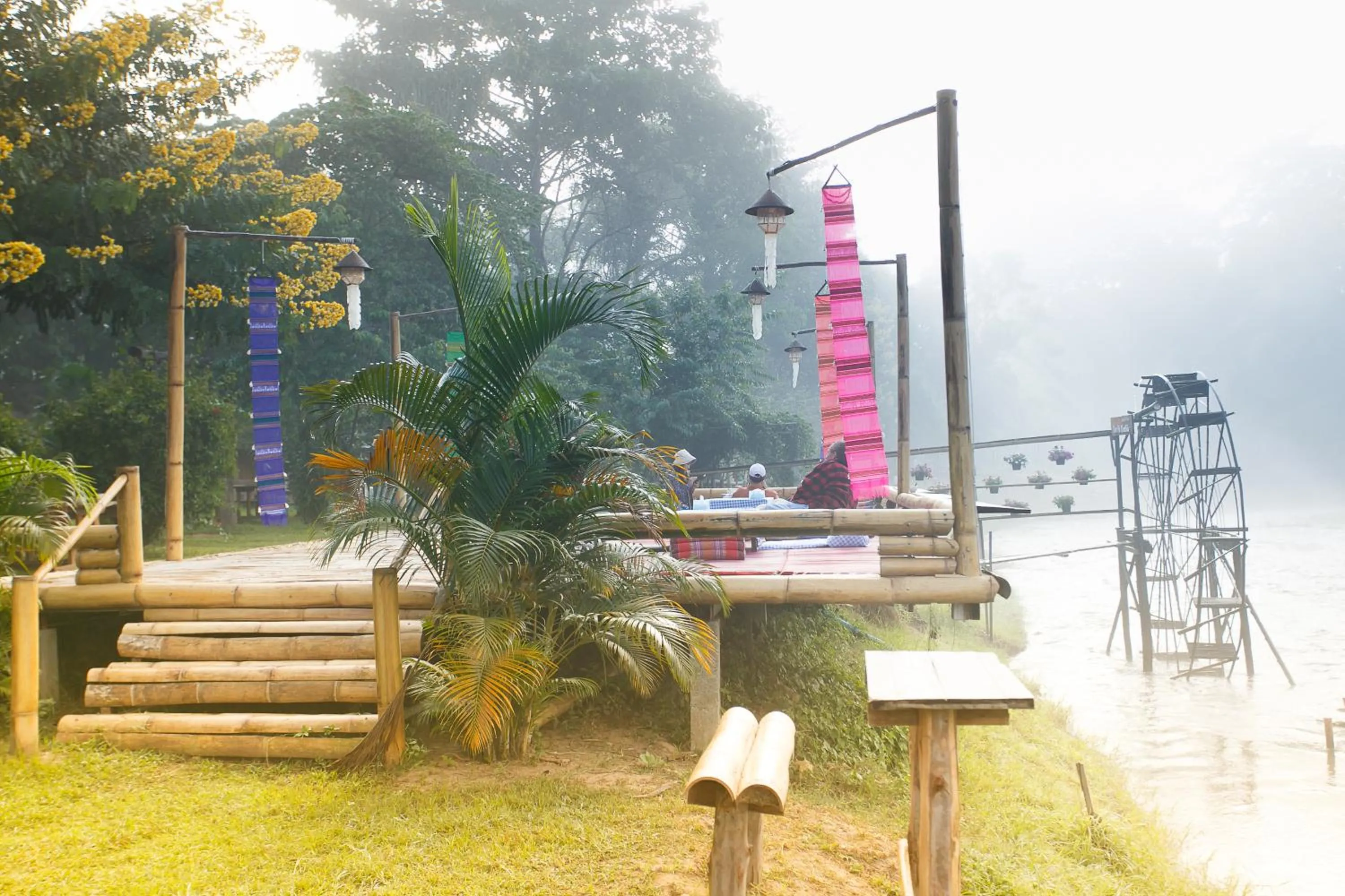 Natural landscape in Baan Pai Riverside Resort