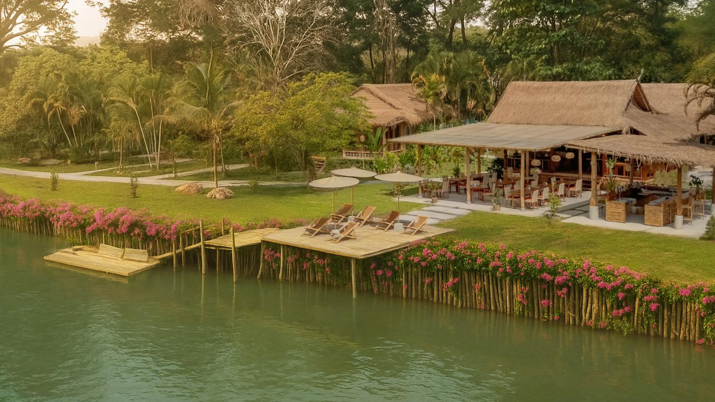 Bird's eye view in The Riverfront Reserve