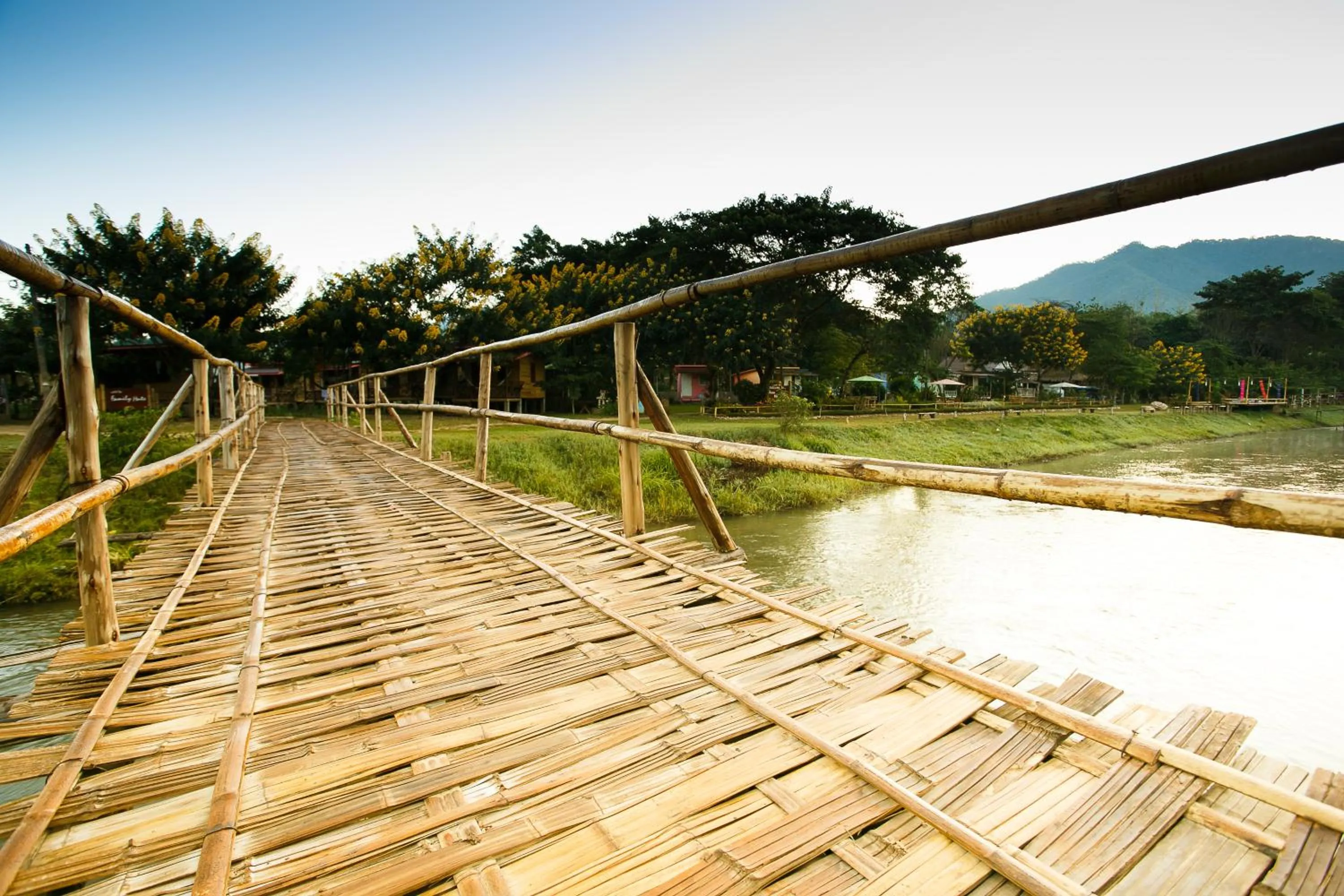 Natural landscape in Baan Pai Riverside Resort