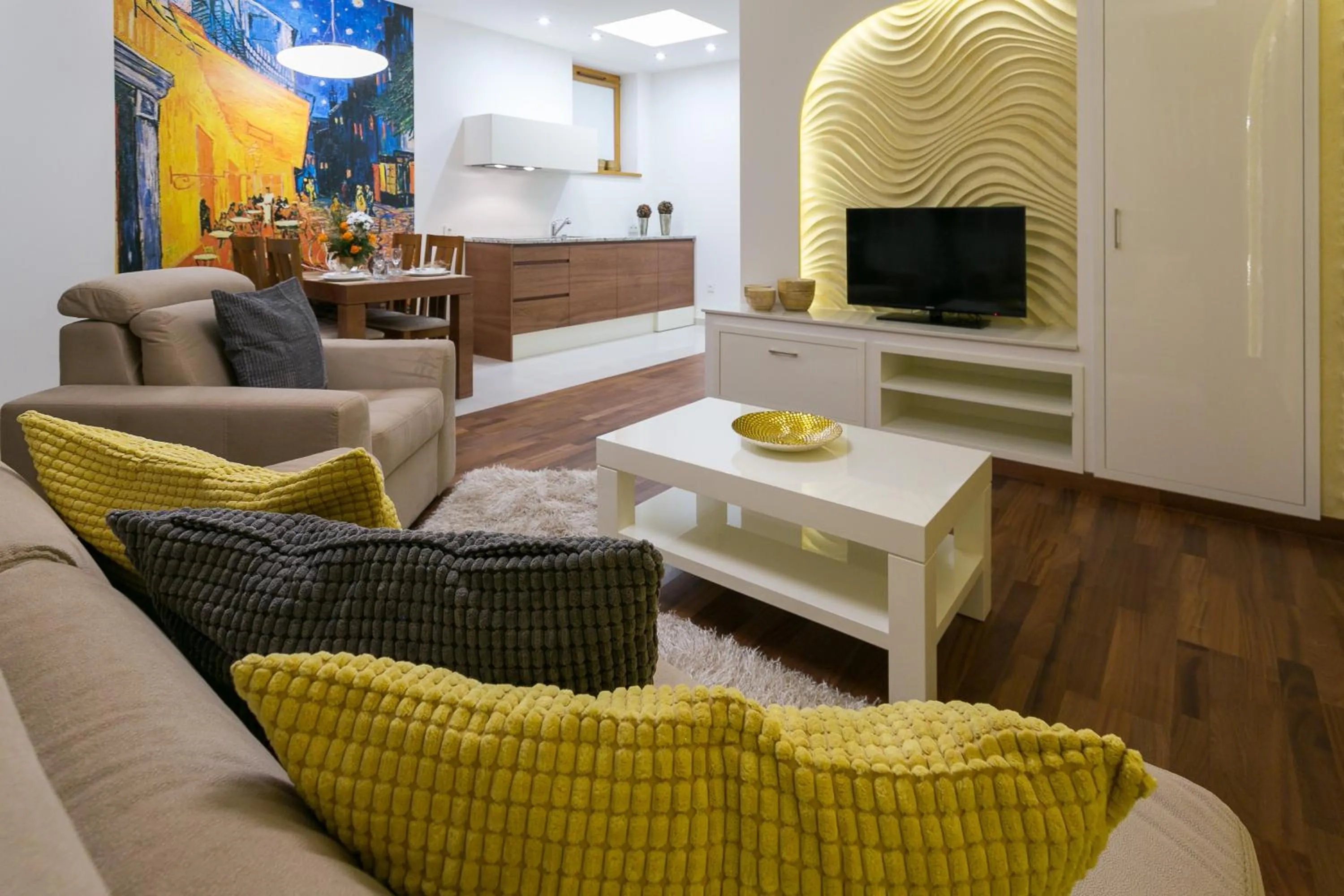 Communal lounge/ TV room in VIP Apartamenty Gorące Źródła