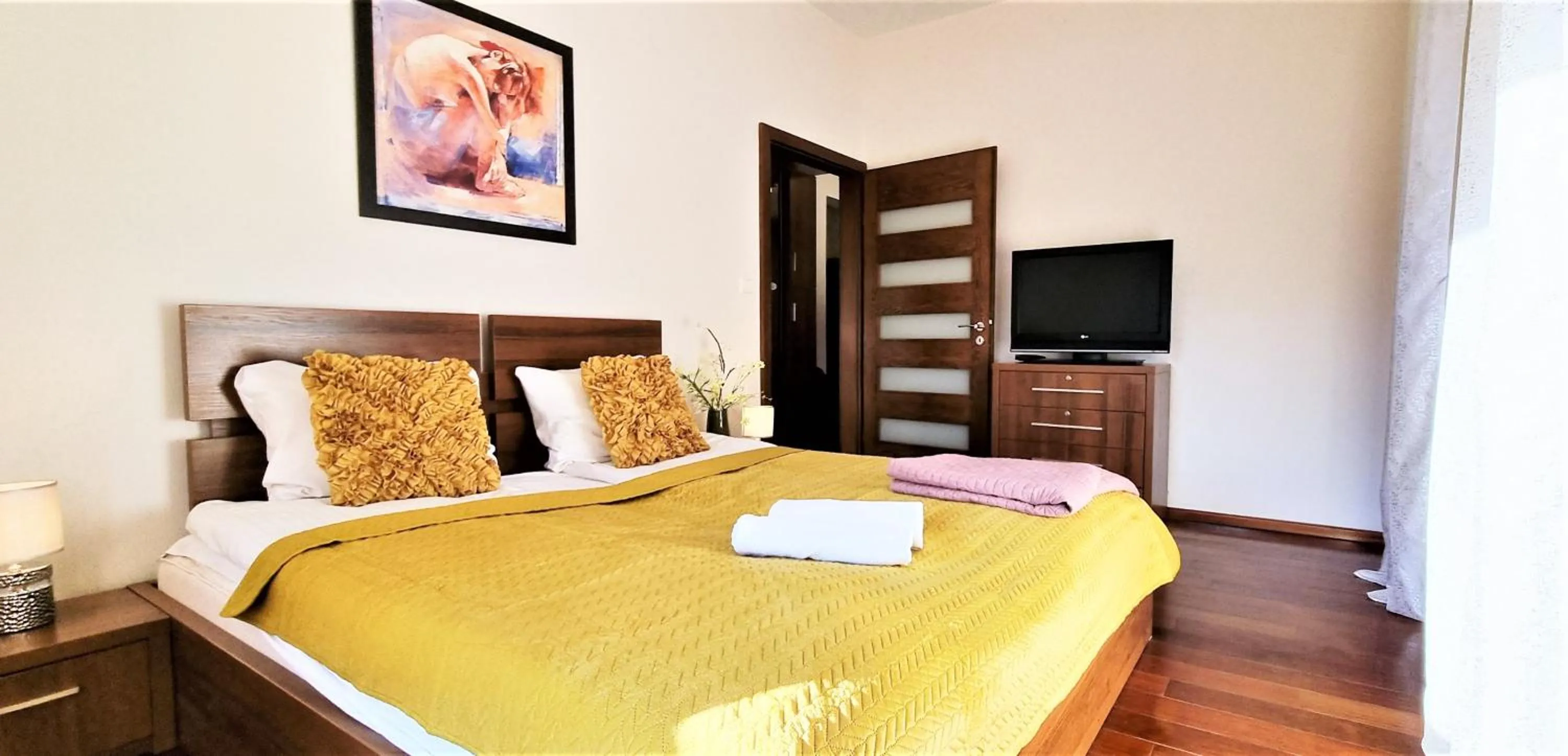 Bedroom, Bed in VIP Apartamenty Gorące Źródła