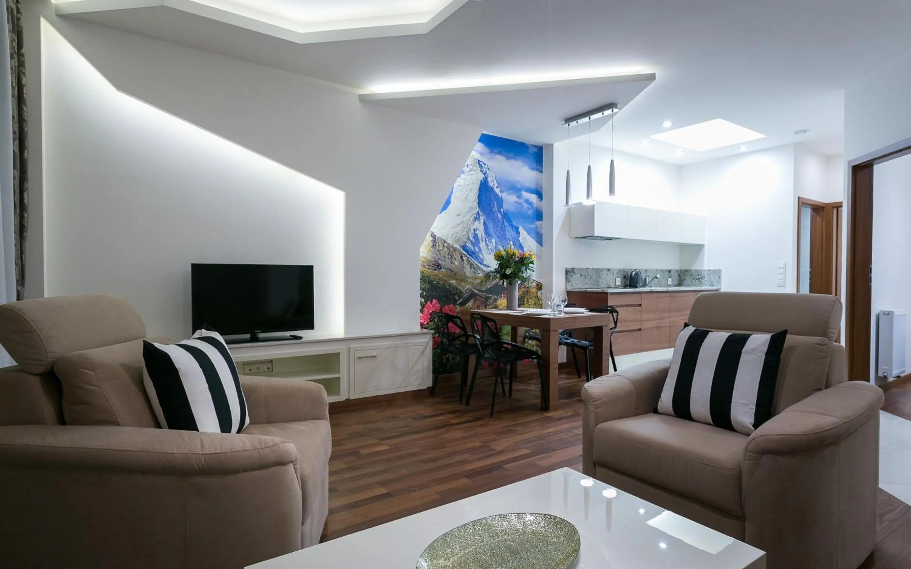 Communal lounge/ TV room in VIP Apartamenty Gorące Źródła