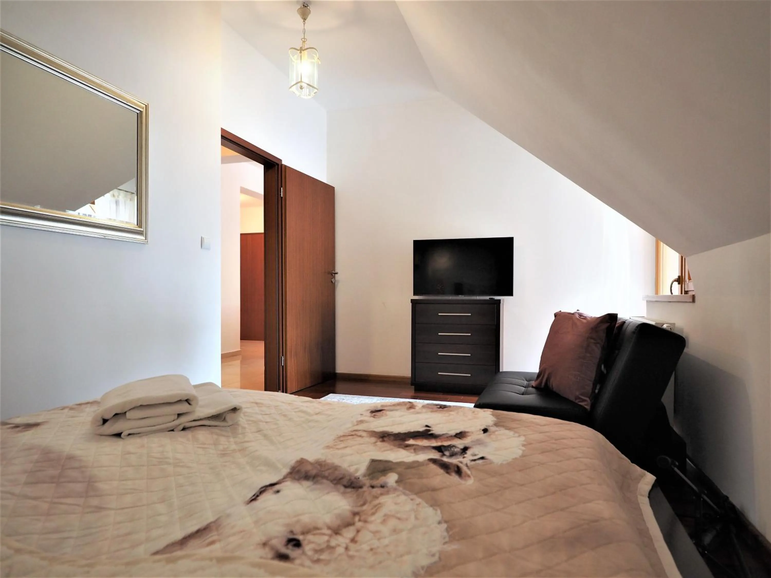 Bedroom, Bed in VIP Apartamenty Gorące Źródła