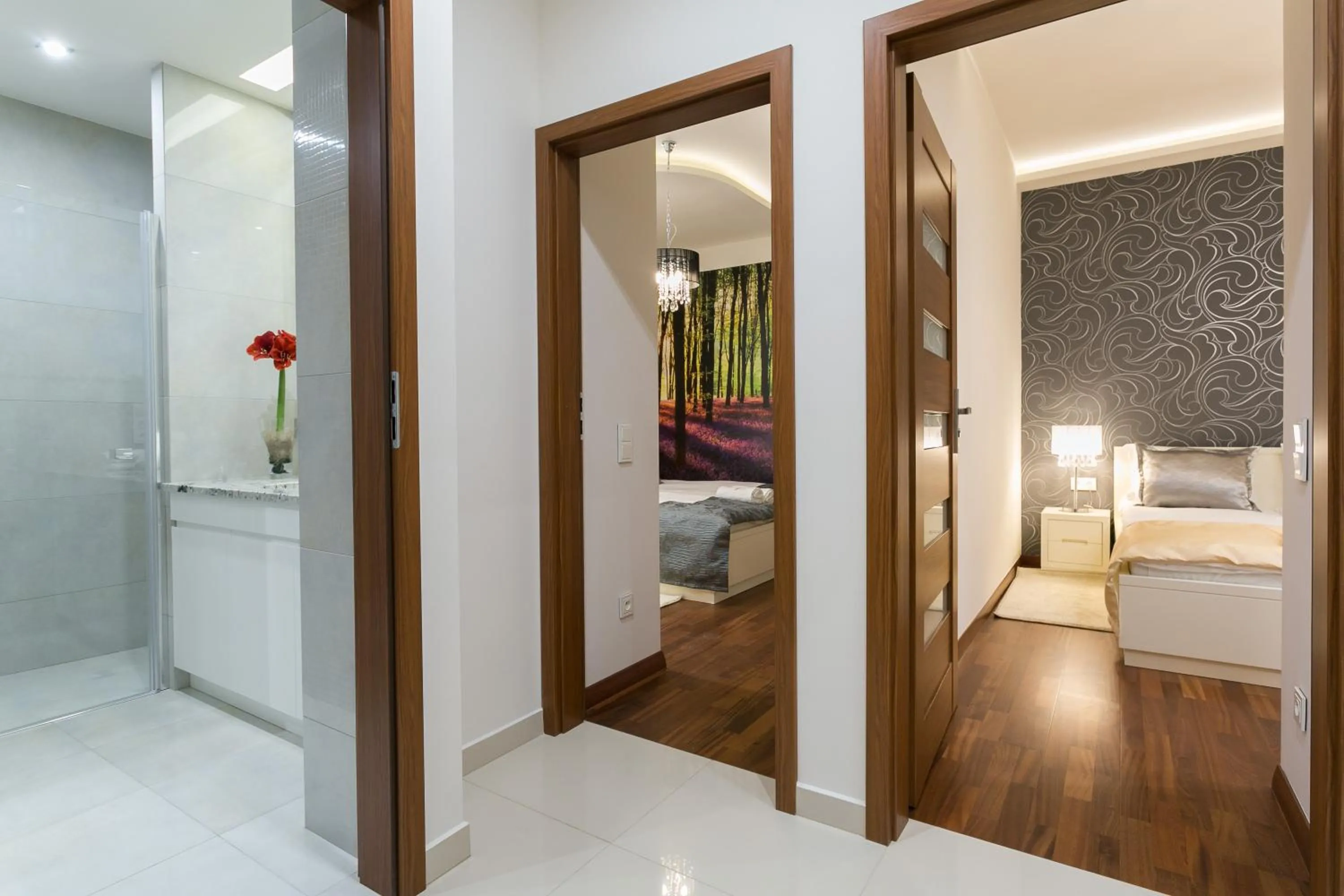 Bathroom, Bed in VIP Apartamenty Gorące Źródła
