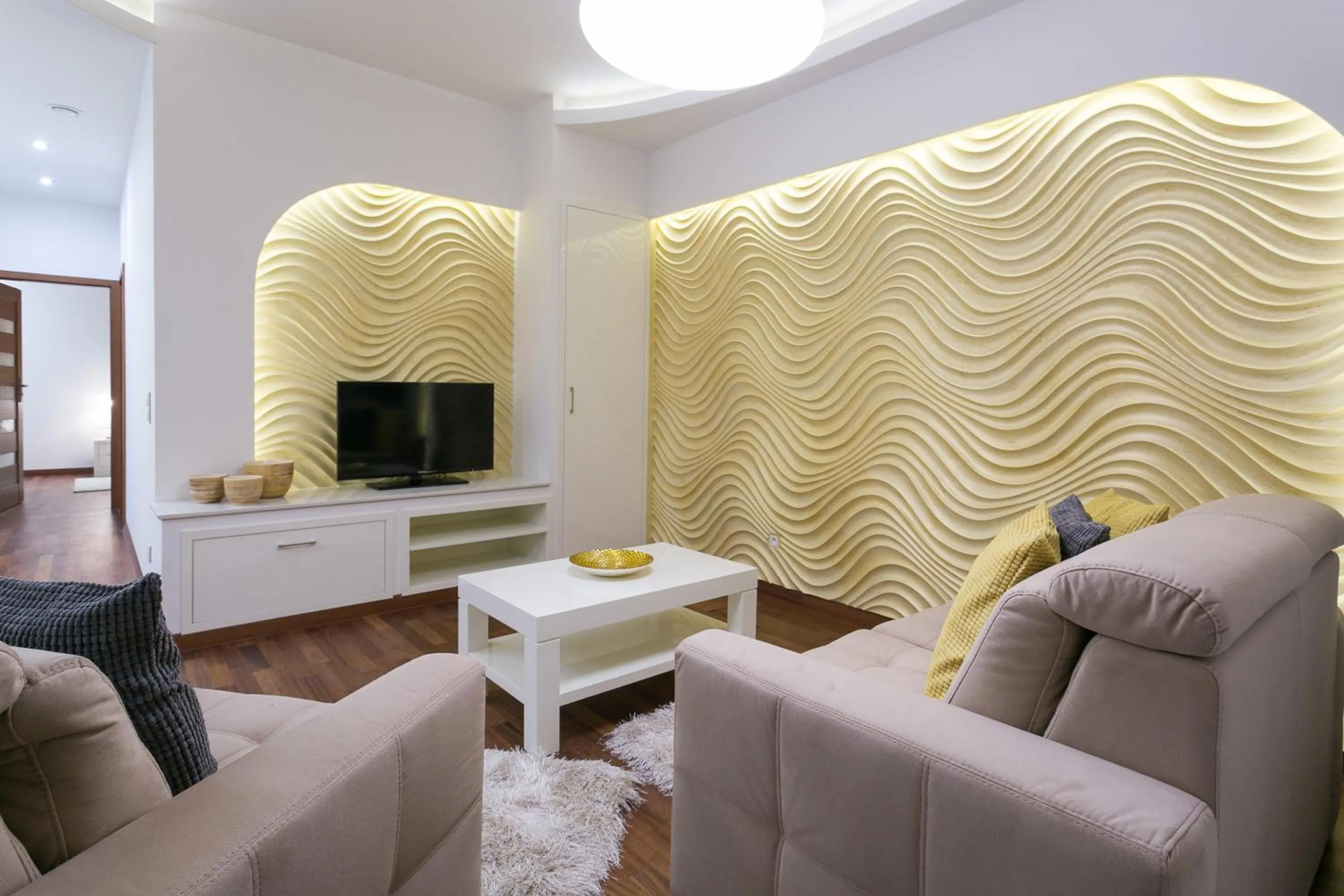 Communal lounge/ TV room in VIP Apartamenty Gorące Źródła