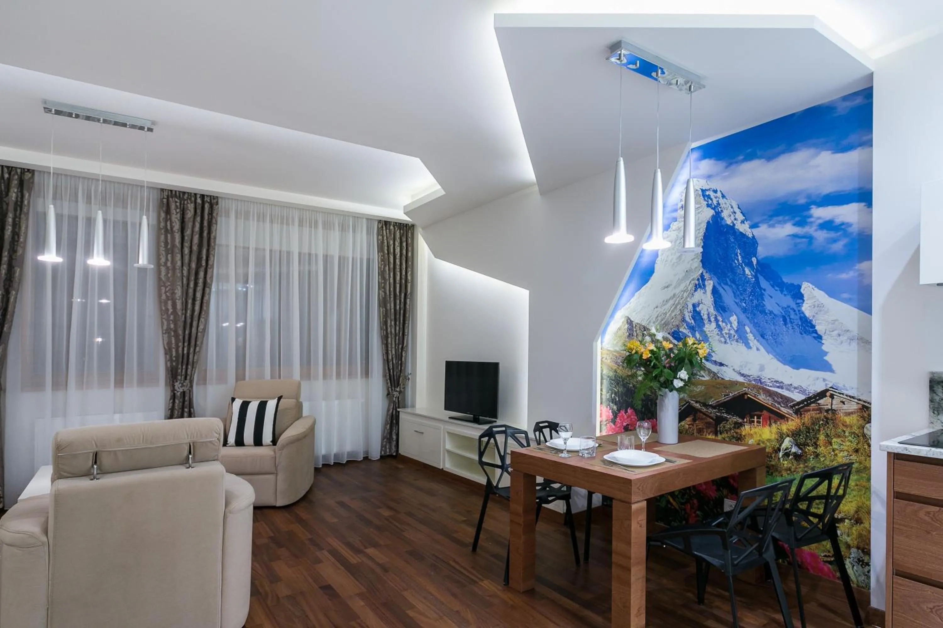 Communal lounge/ TV room in VIP Apartamenty Gorące Źródła