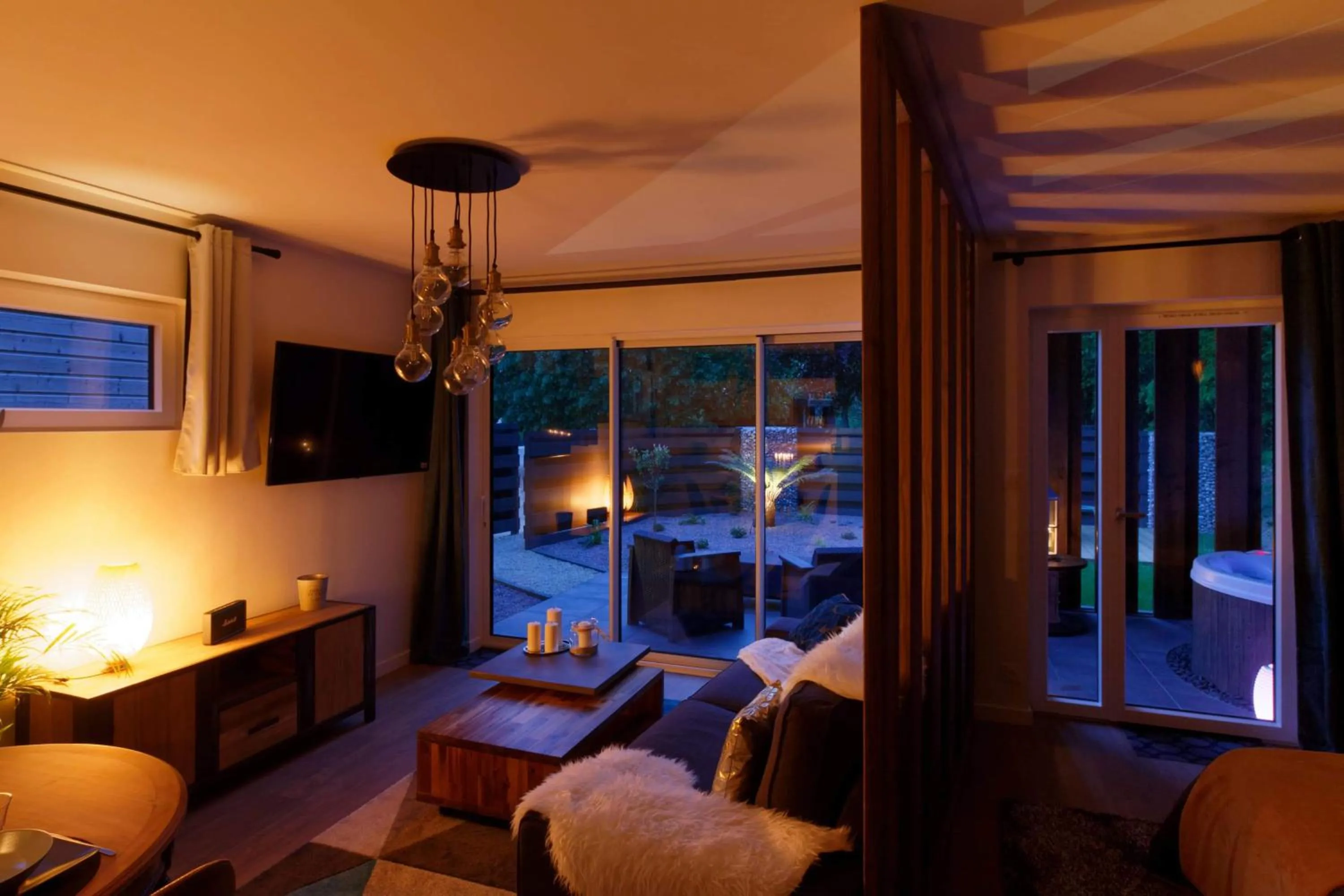 Living room in La Douce Escapade