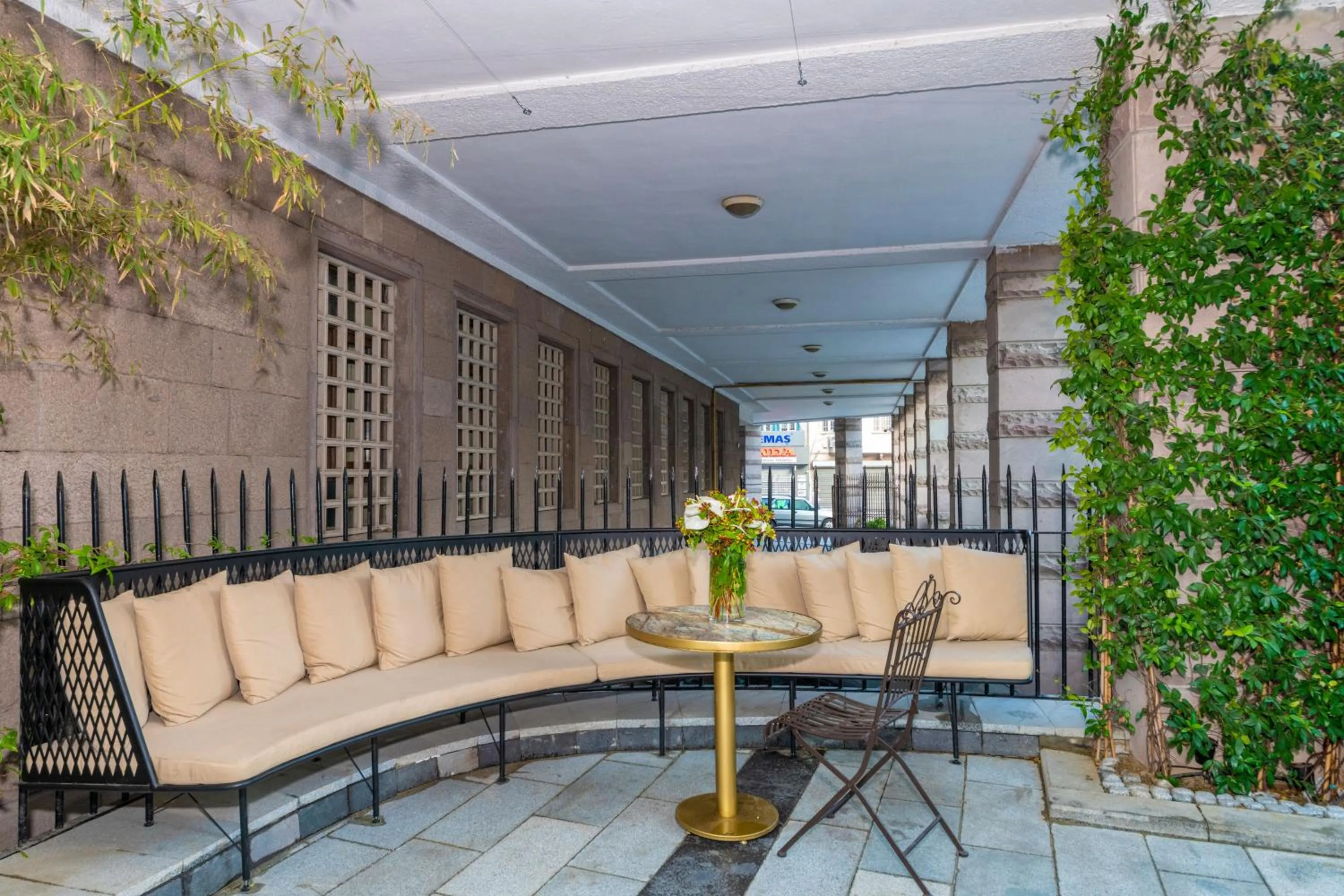 Seating area in Opale Hotel