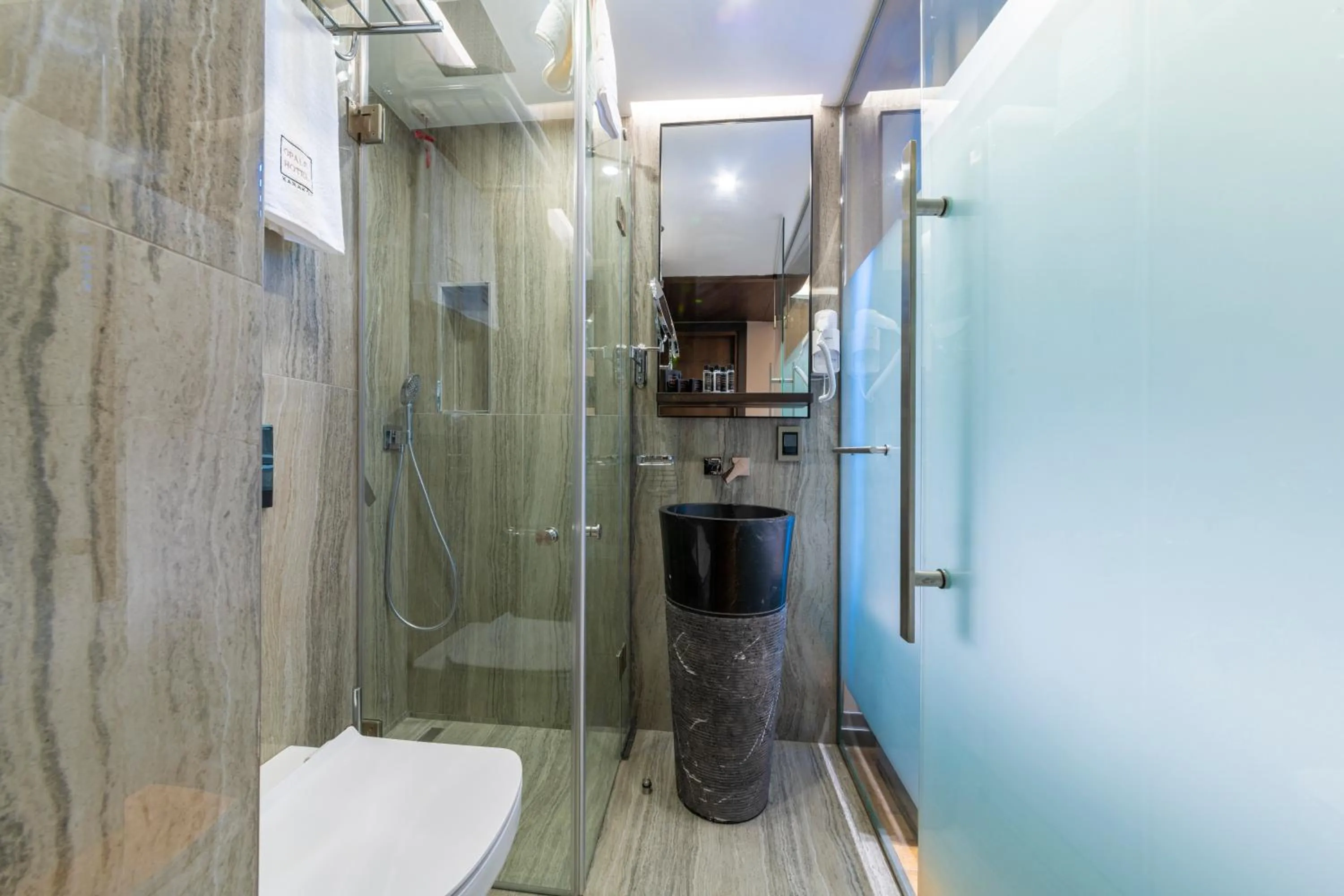 Shower in Opale Hotel