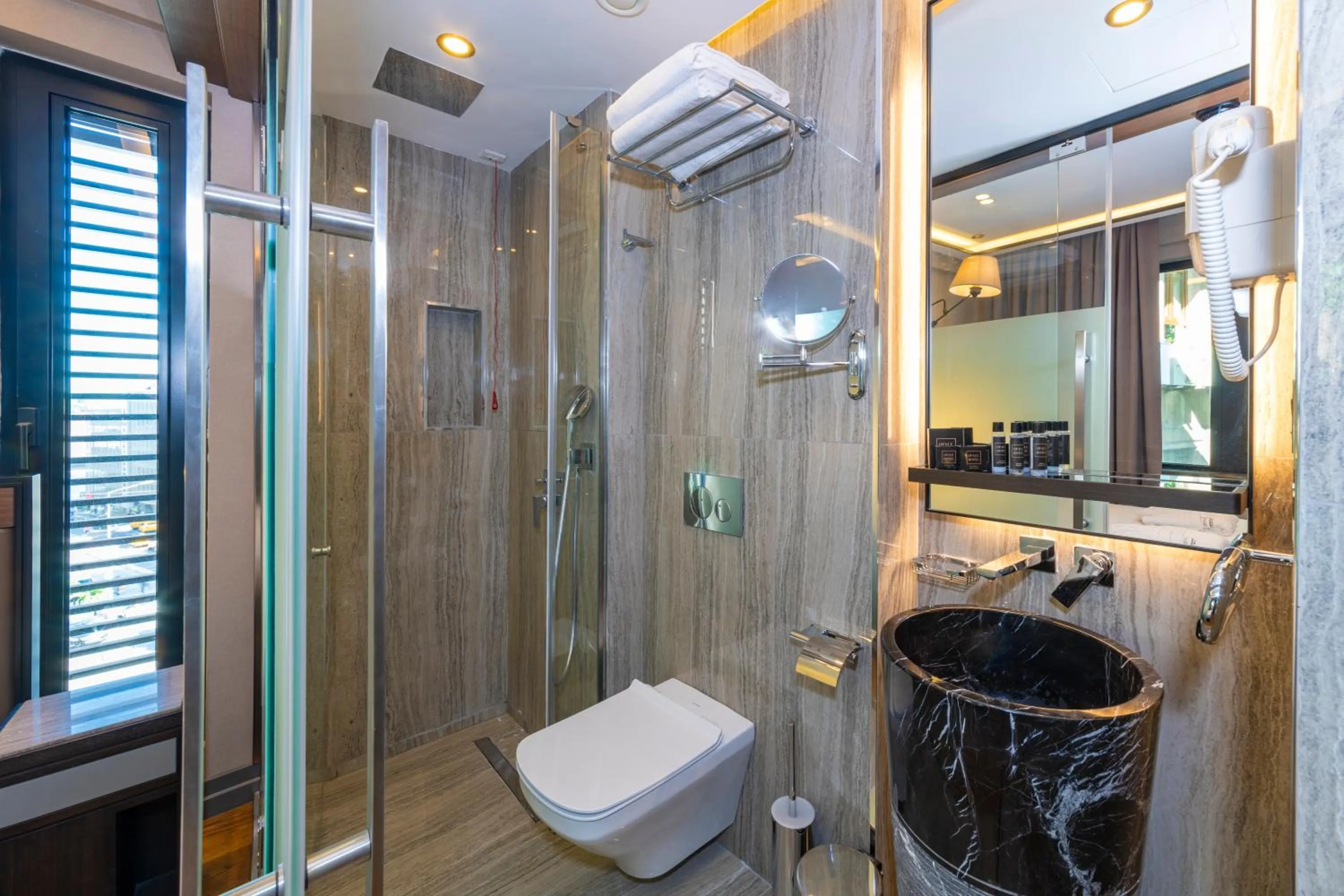 Shower in Opale Hotel