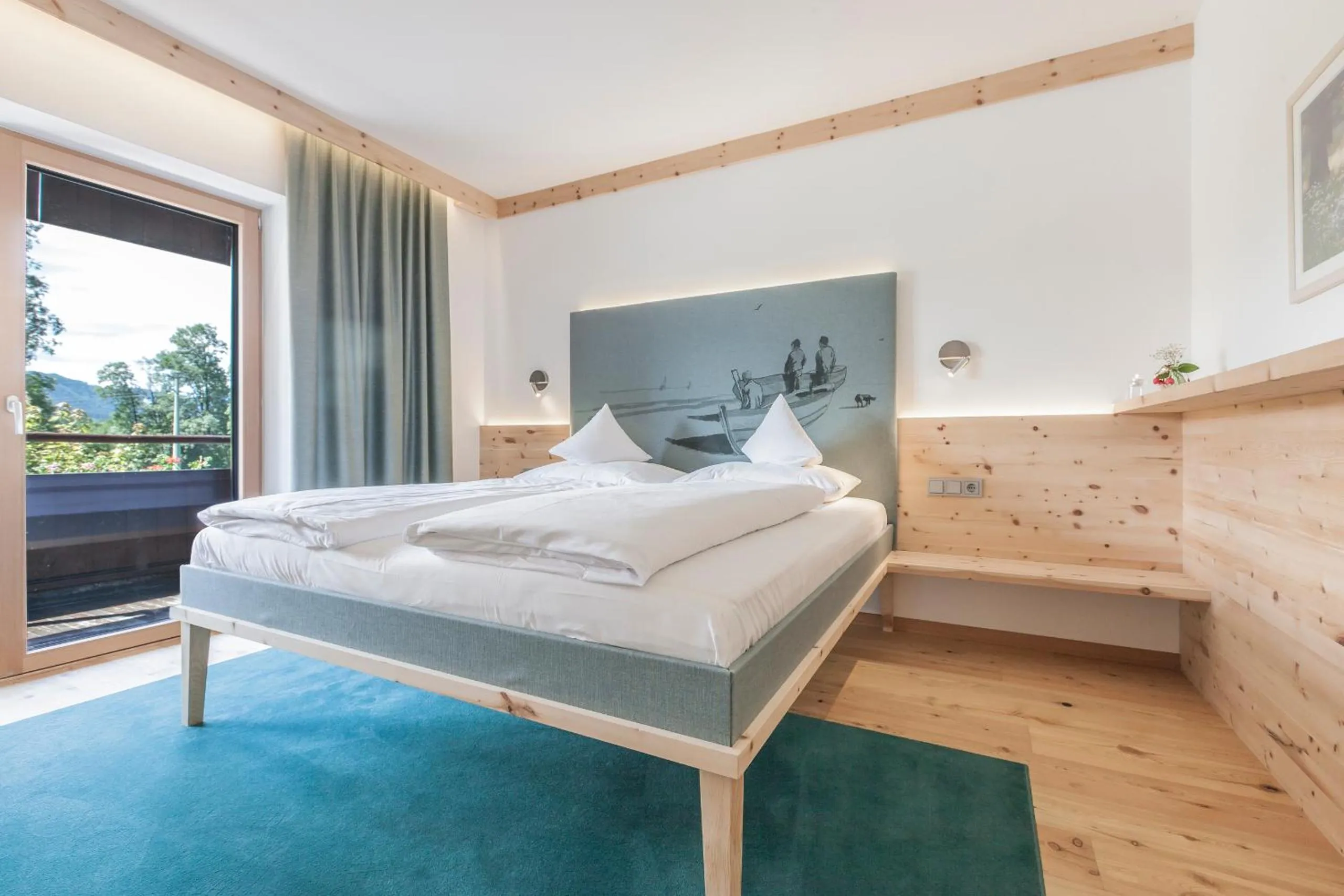 Decorative detail, Bed in Hotel B&B "Zur Schanz"