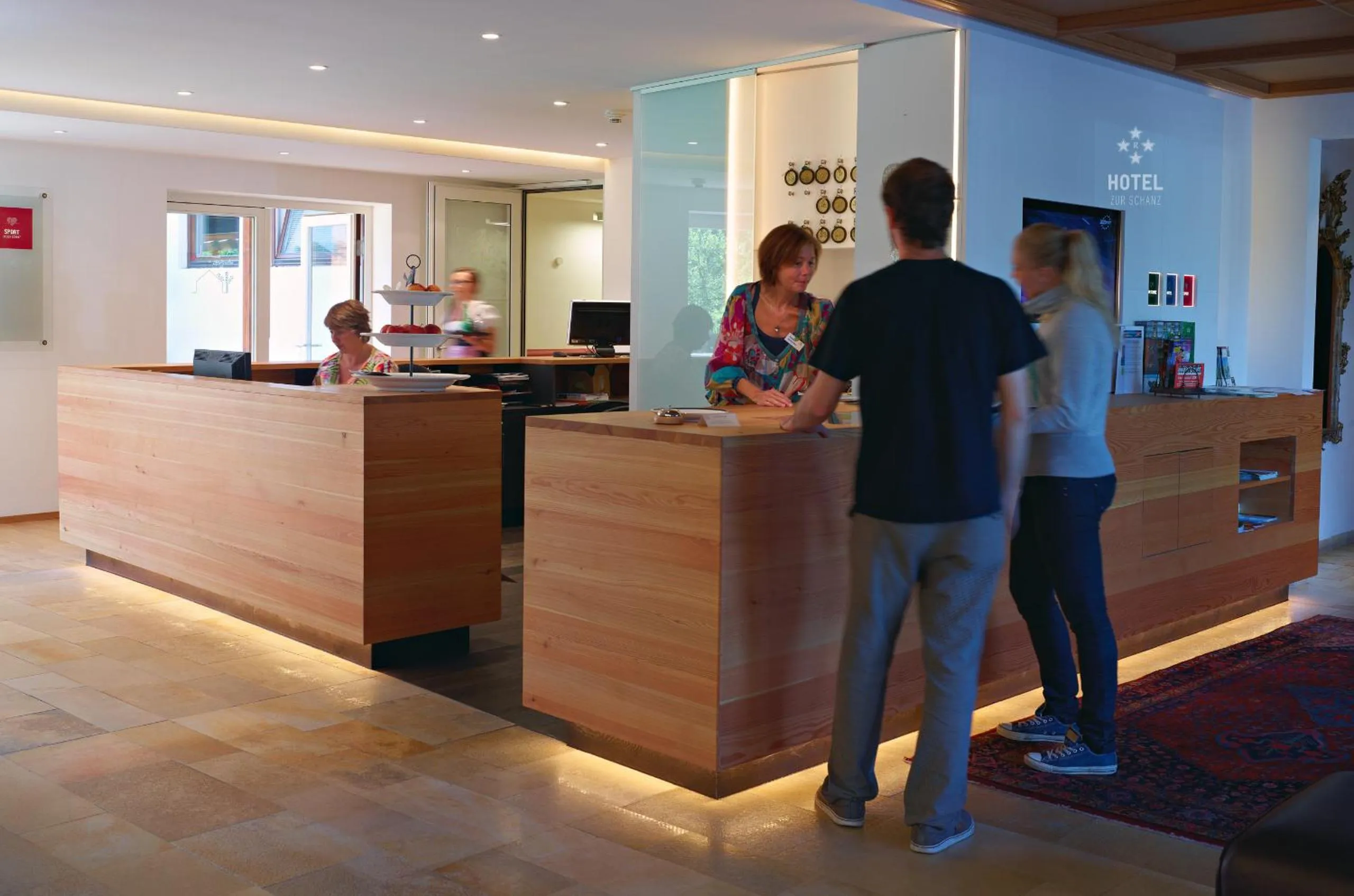 Lobby or reception in Hotel B&B "Zur Schanz"