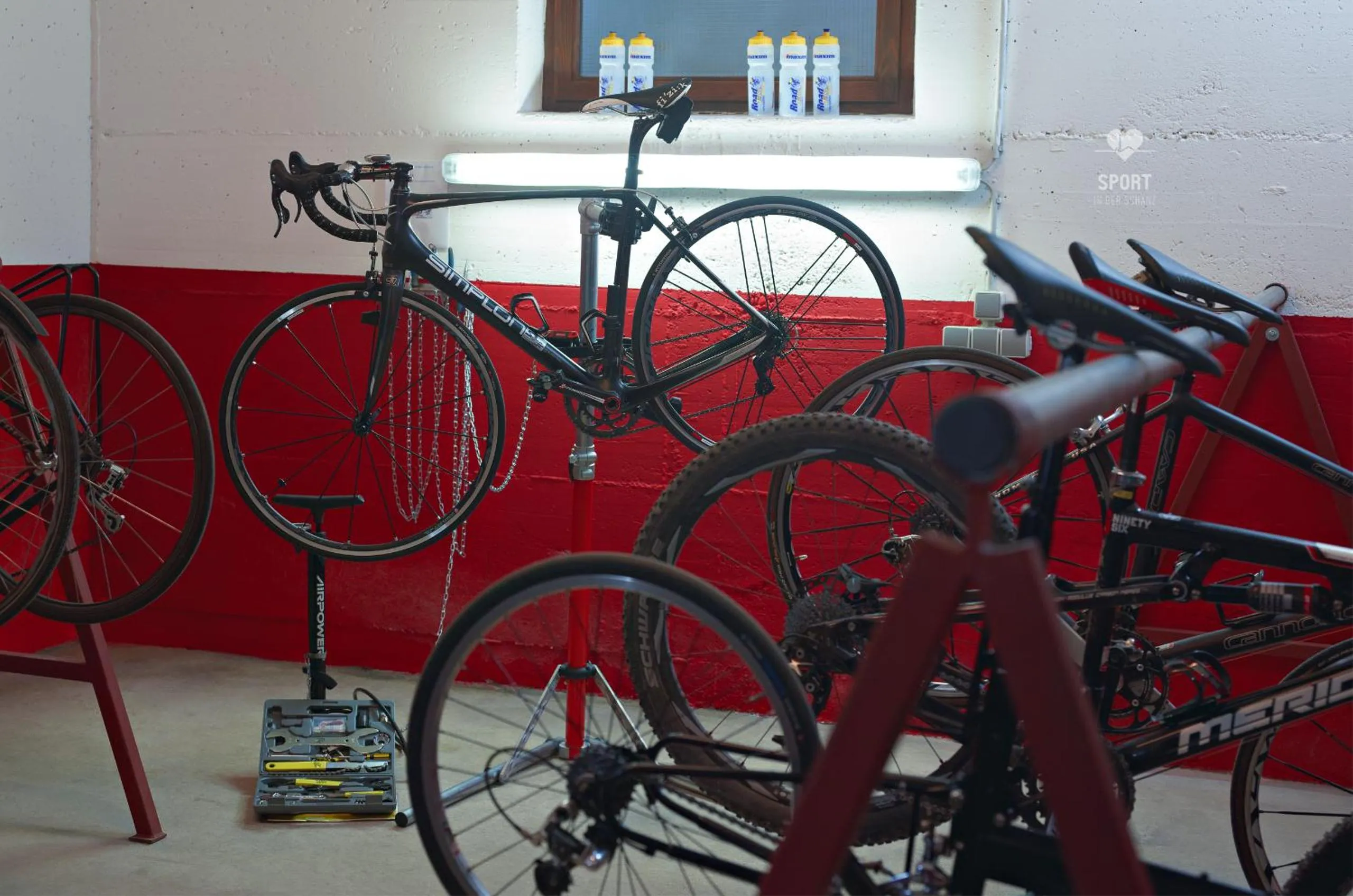 Fitness centre/facilities in Hotel B&B "Zur Schanz"