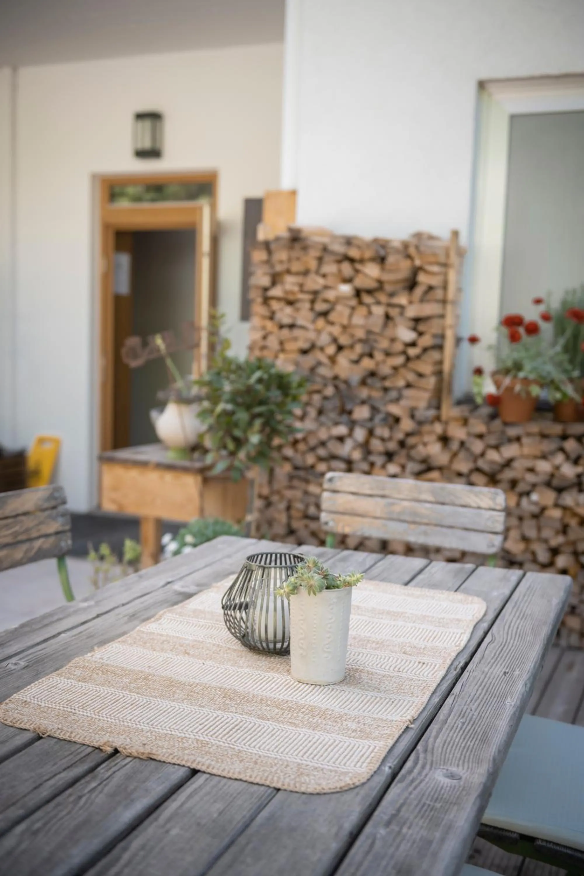 Balcony/Terrace in Hotel B&B "Zur Schanz"