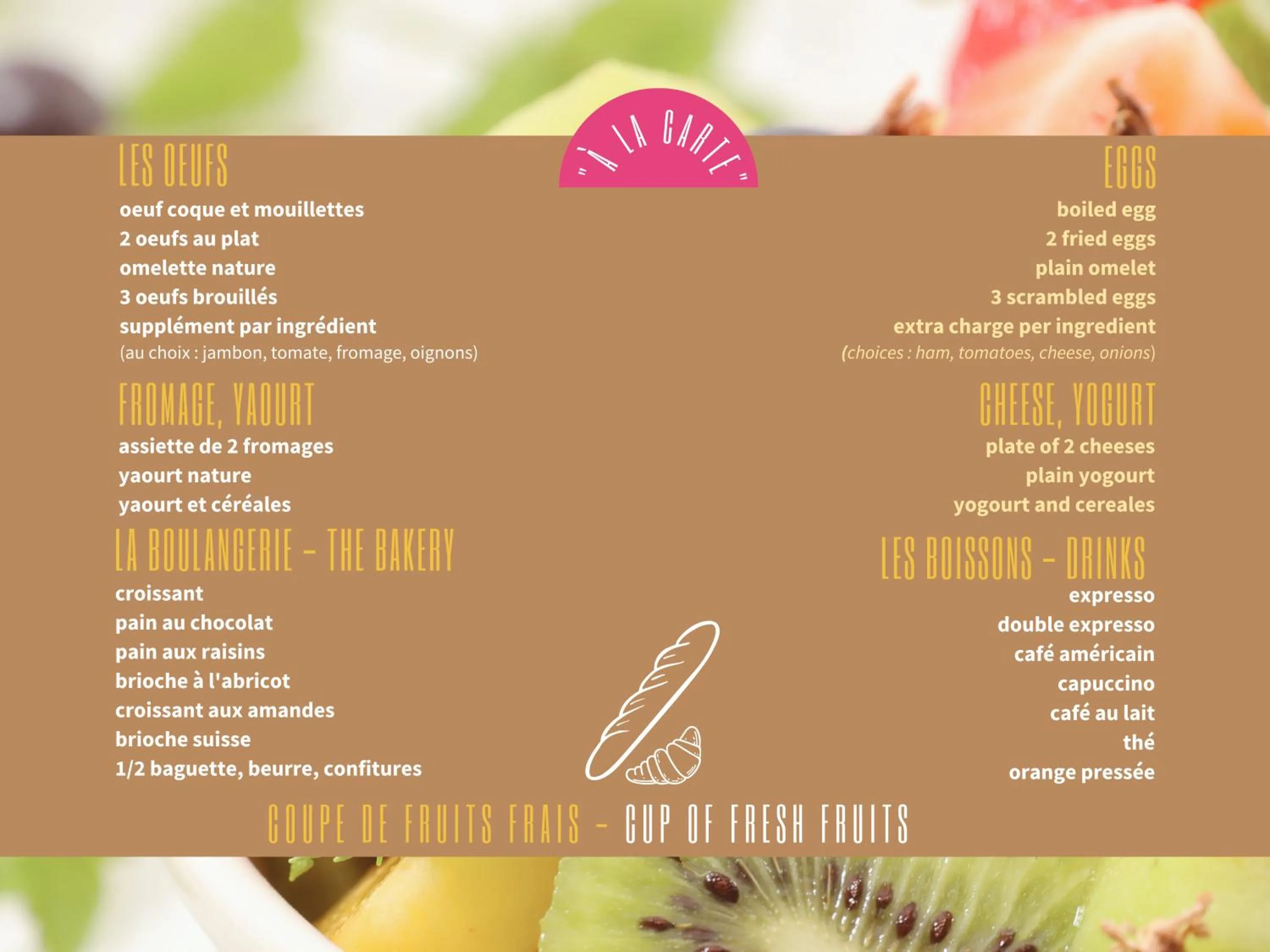 Breakfast in La Jabotte