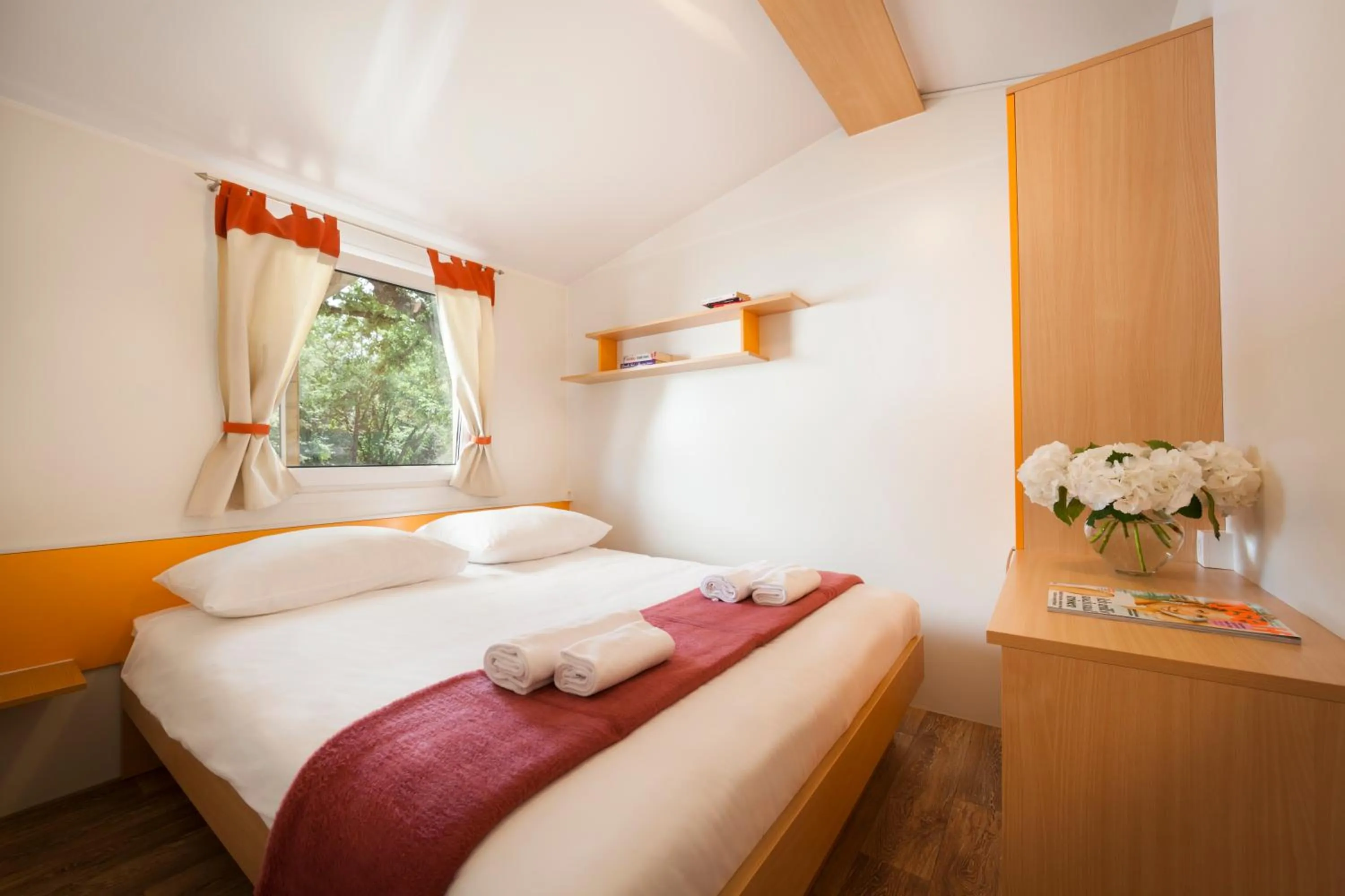 Bed in Maistra Camping Valkanela Mobile homes