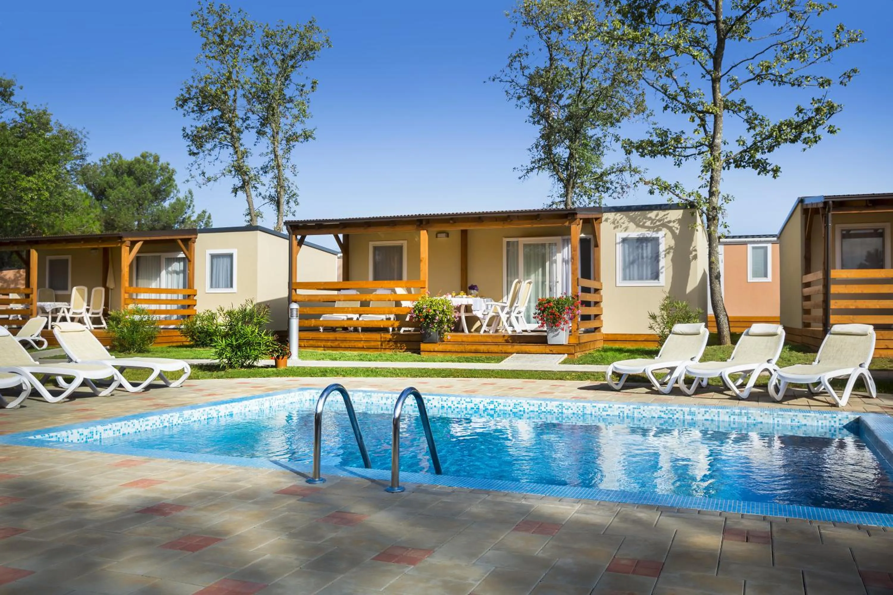 Swimming pool in Maistra Camping Valkanela Mobile homes