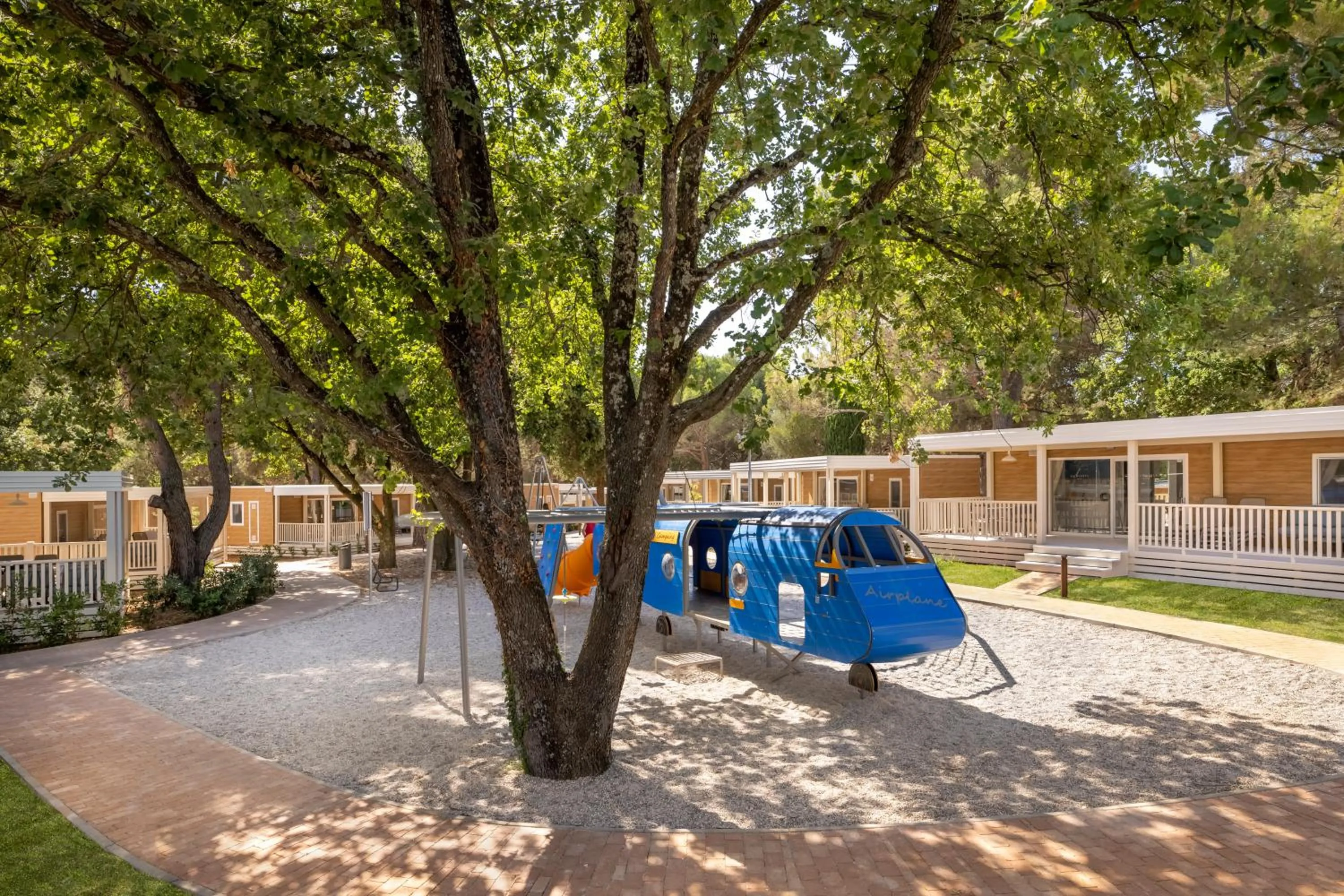 Children play ground in Maistra Camping Valkanela Mobile homes