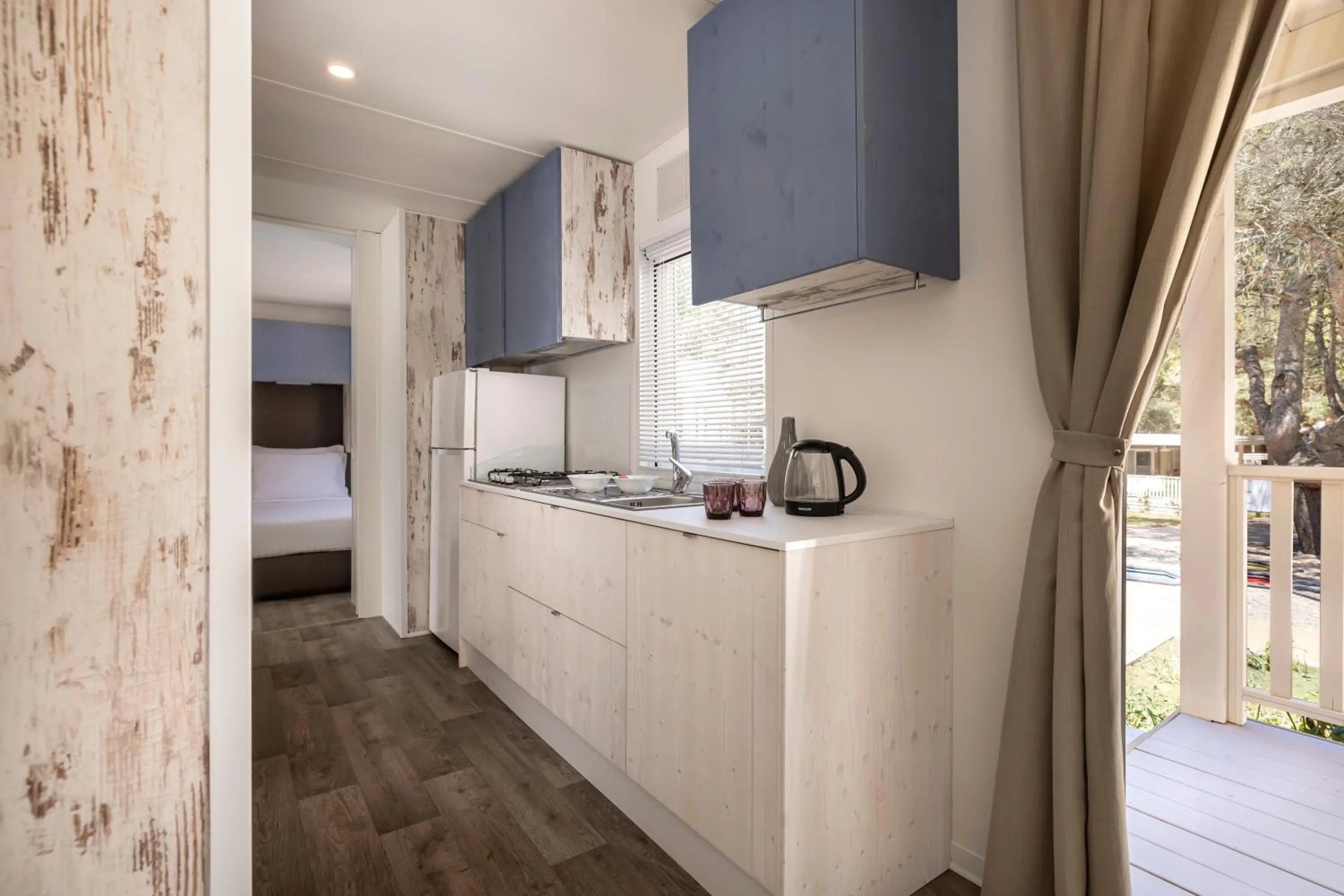 Kitchen or kitchenette in Maistra Camping Valkanela Mobile homes