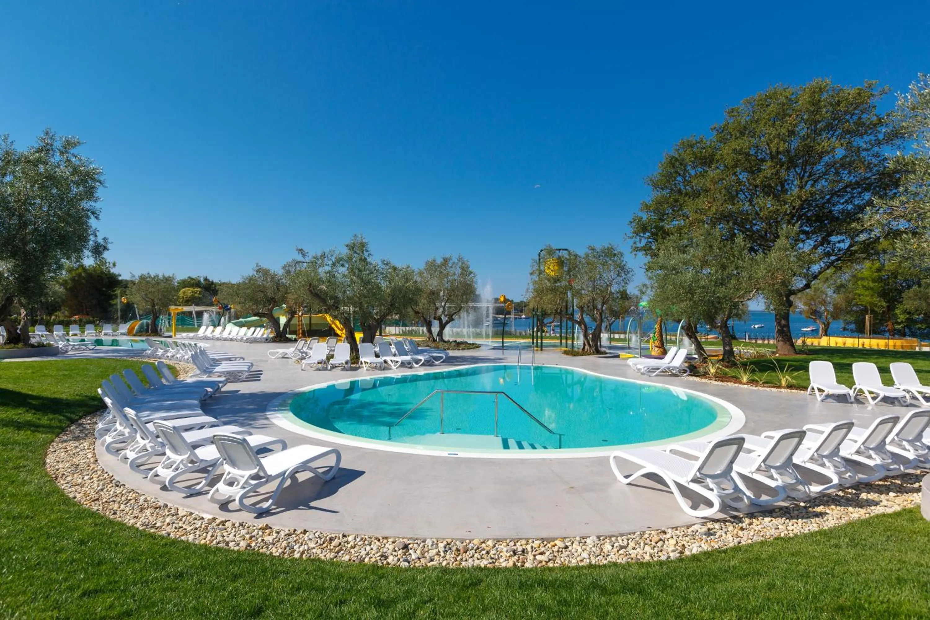 Swimming pool in Maistra Camping Polari Mobile homes