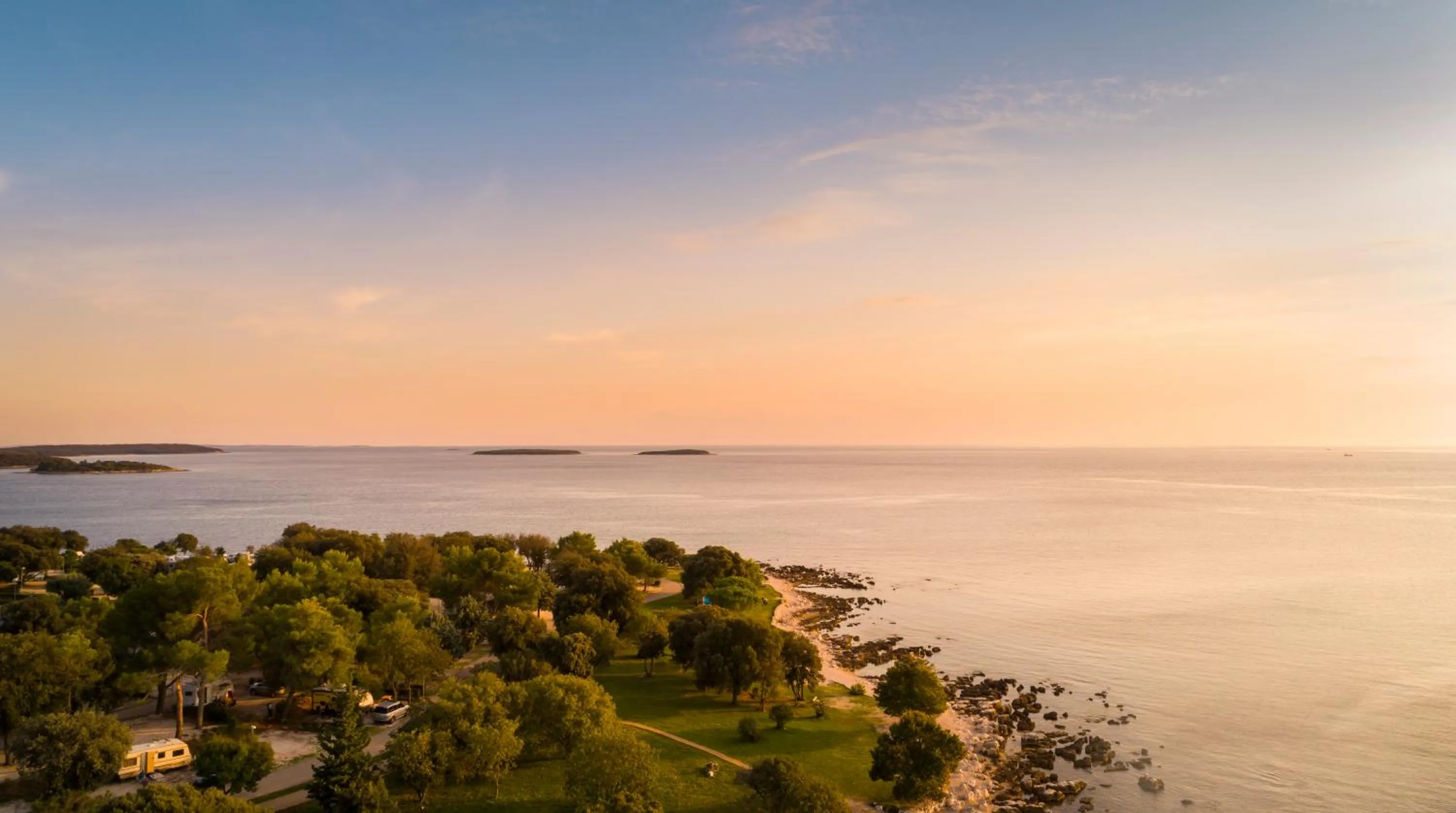 Bird's eye view in Maistra Camping Polari Mobile homes