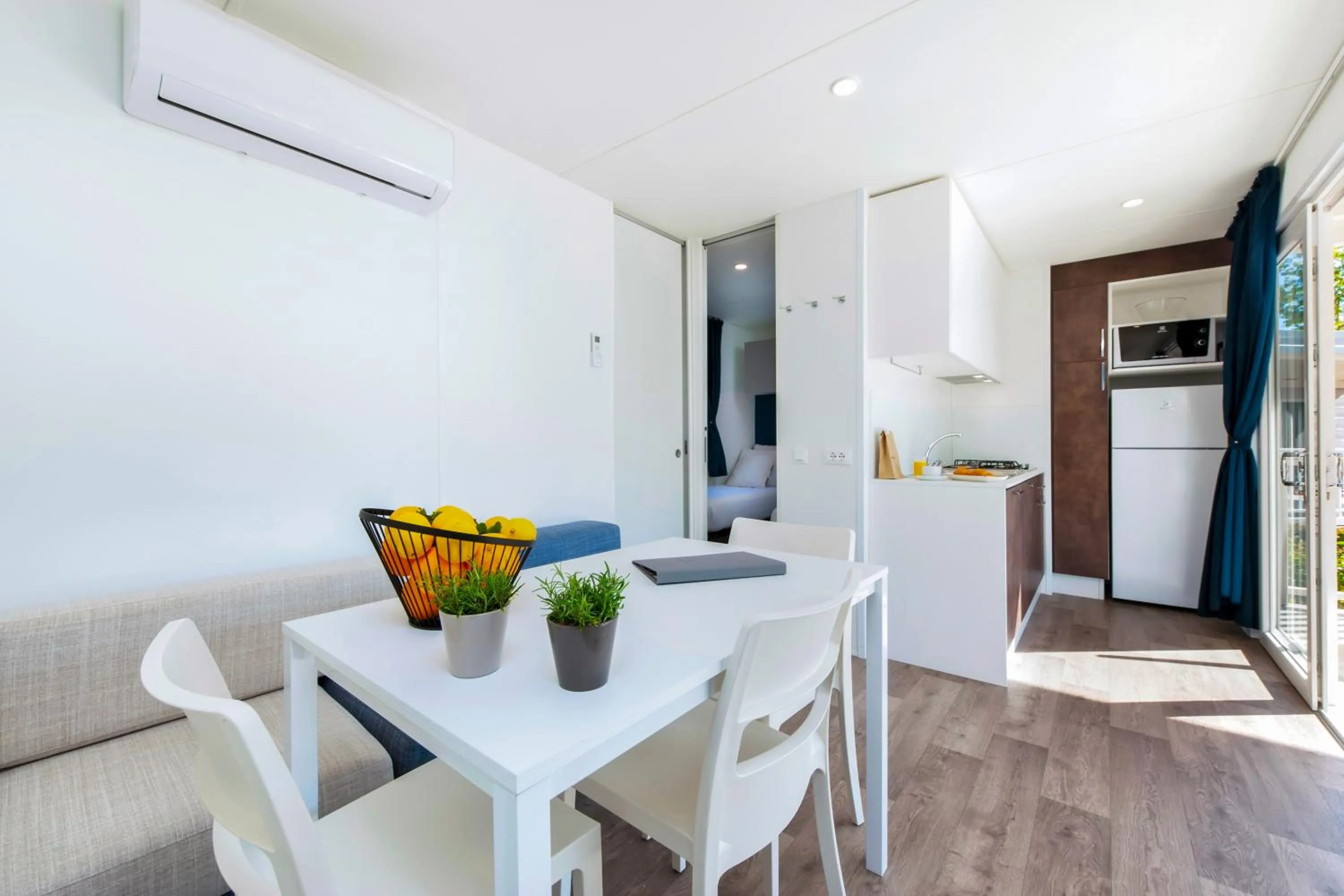 Kitchen or kitchenette in Maistra Camping Polari Mobile homes