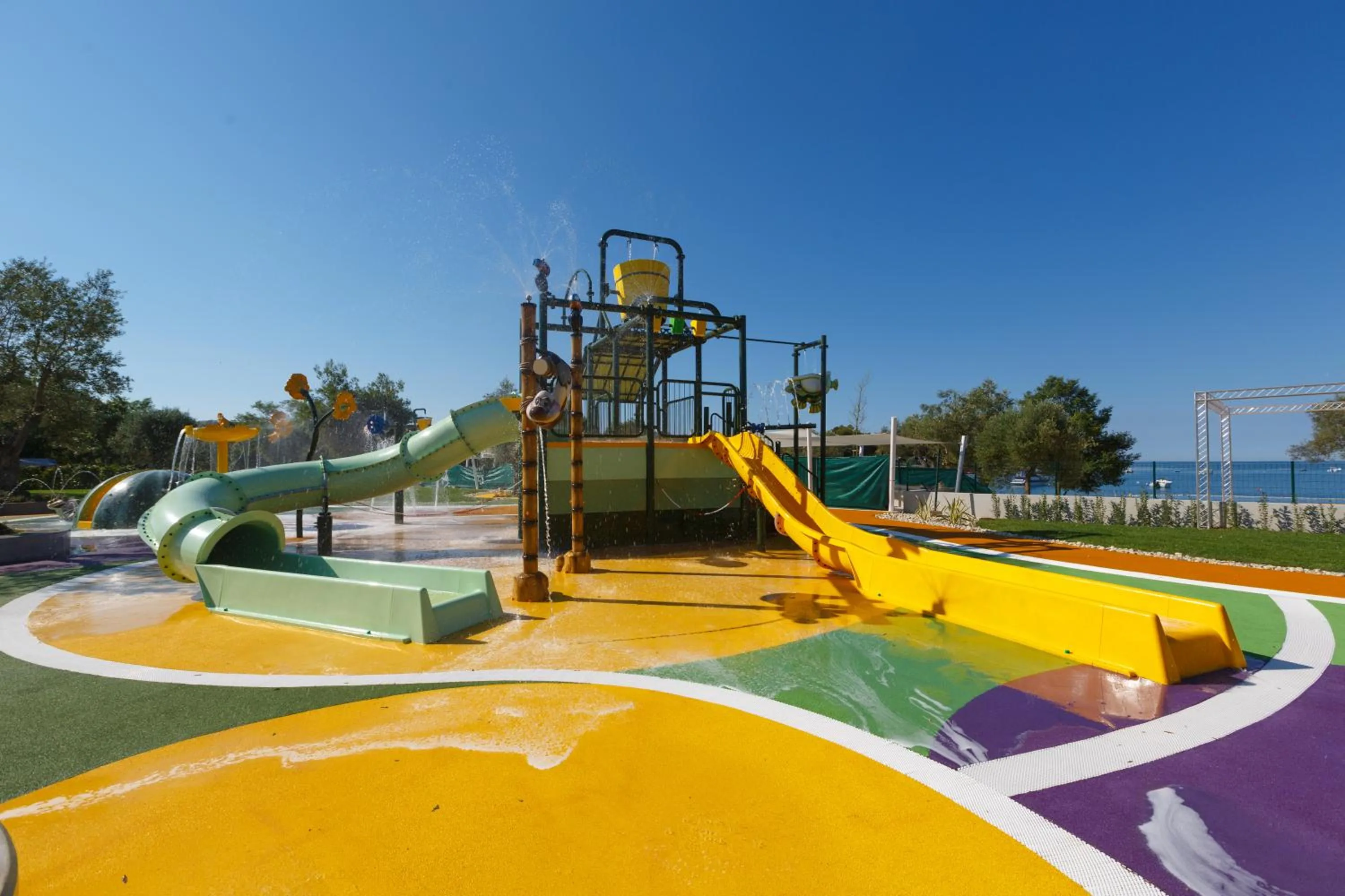 Aqua park in Maistra Camping Polari Mobile homes