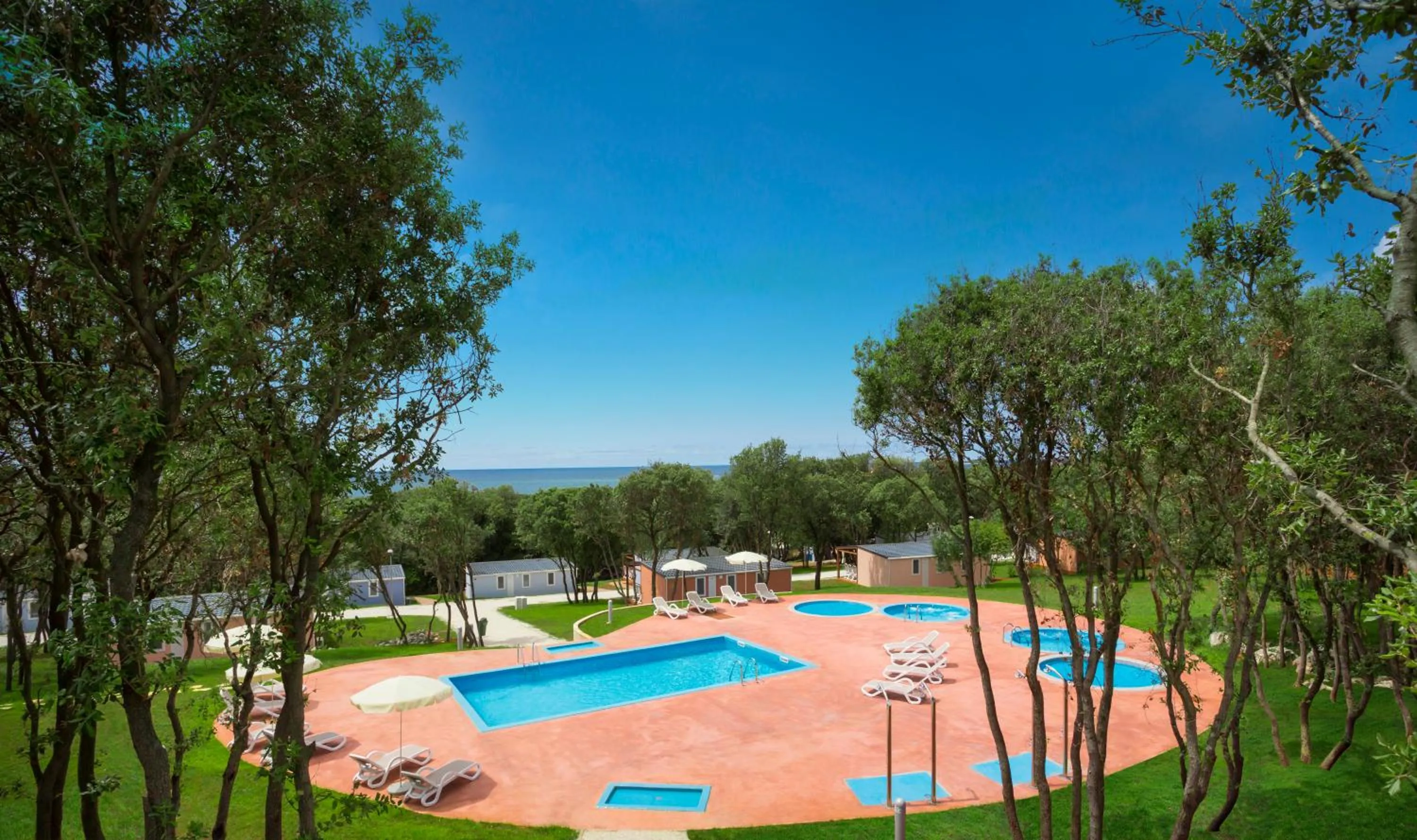 Swimming pool in Maistra Camping Polari Mobile homes