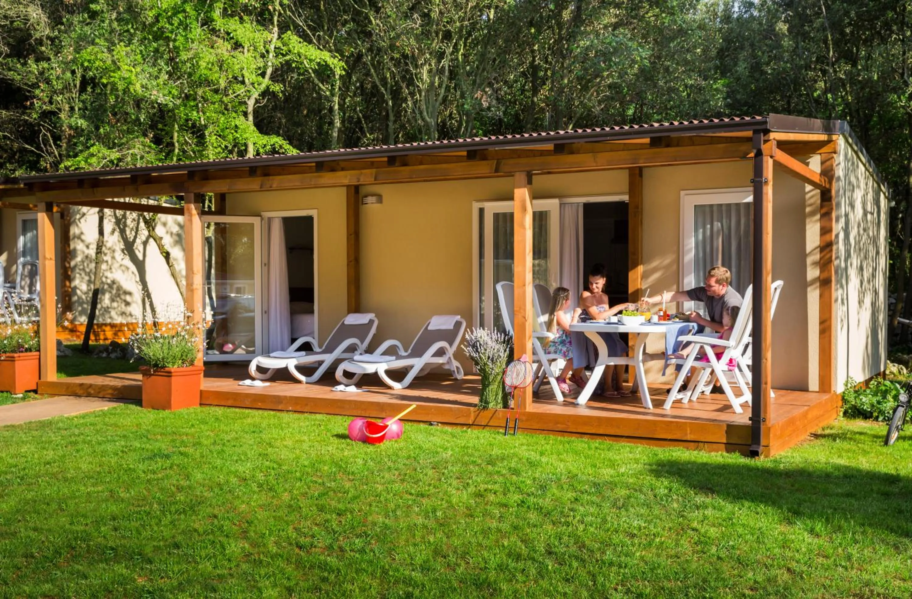 Balcony/Terrace in Maistra Camping Polari Mobile homes