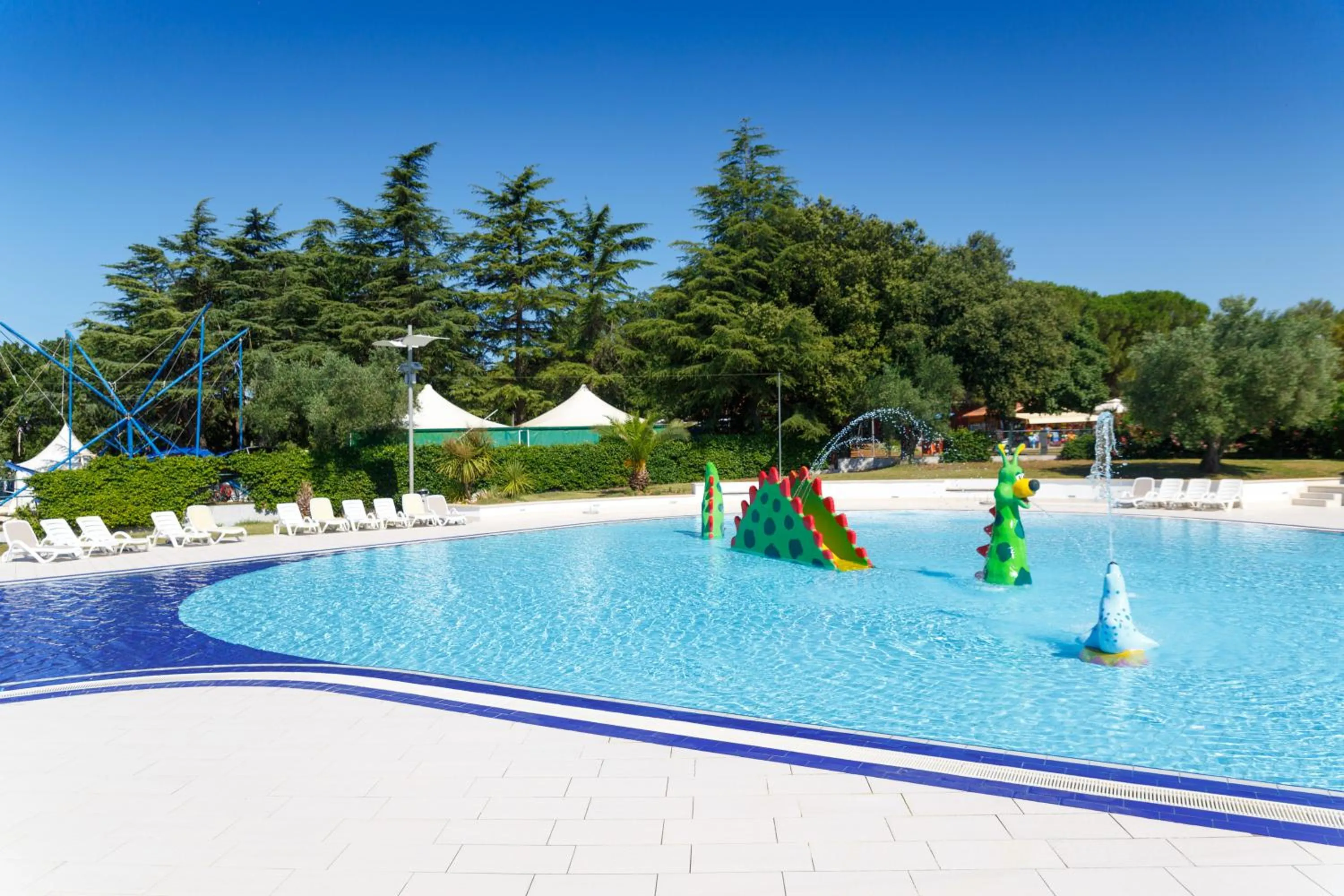 Swimming pool in Maistra Camping Polari Mobile homes