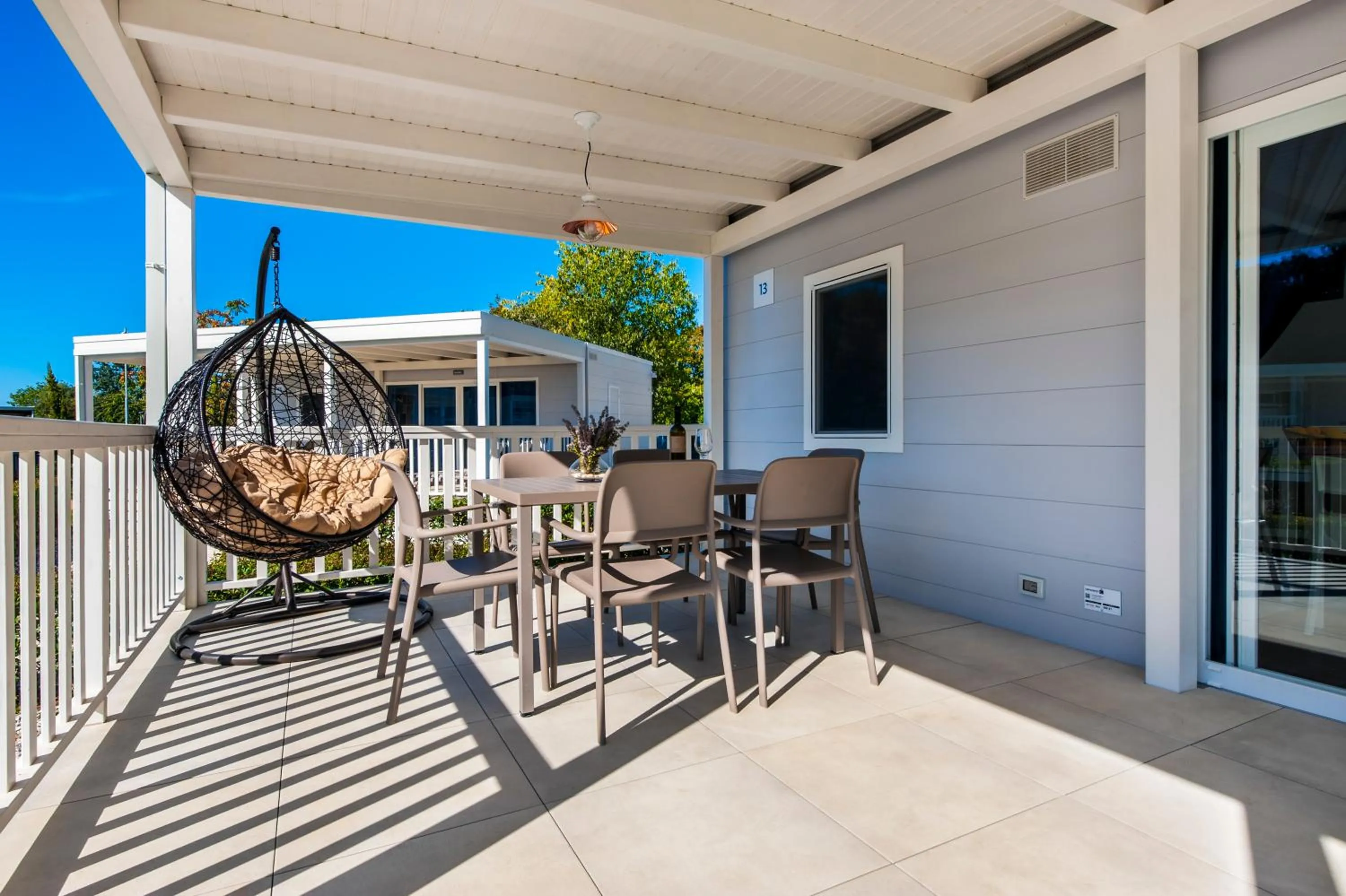 Balcony/Terrace in Maistra Camping Polari Mobile homes