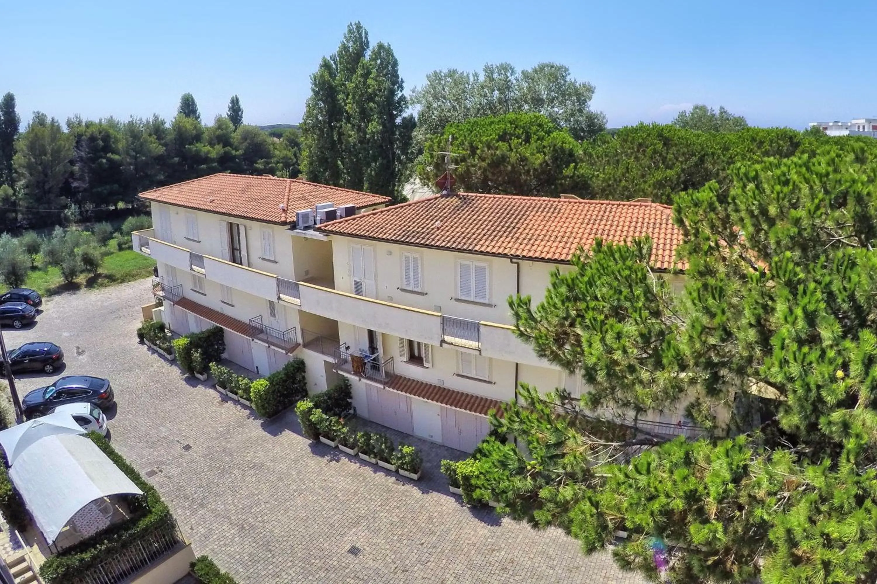 Bird's eye view in Villetta Tina