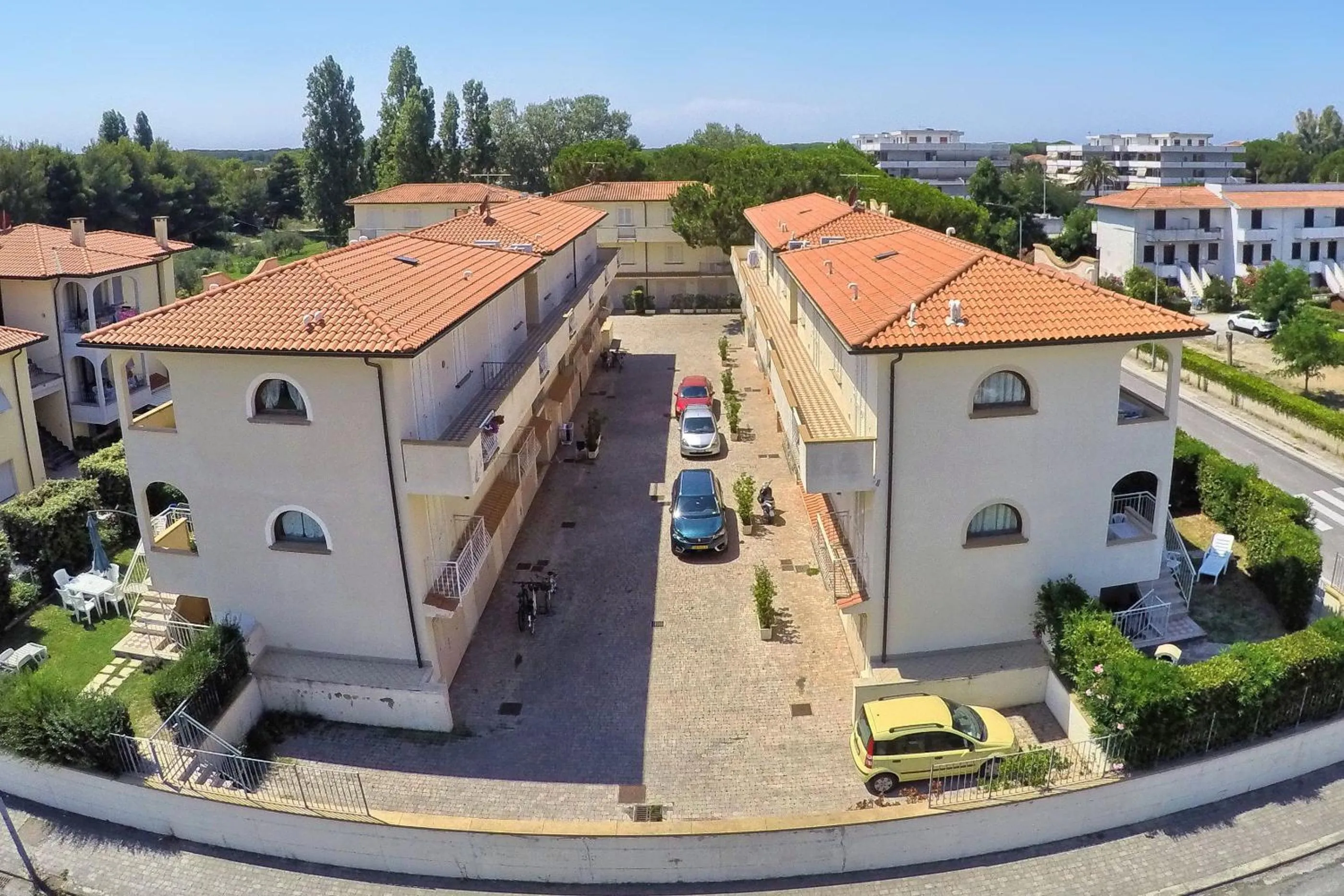 Bird's eye view in Villetta Tina