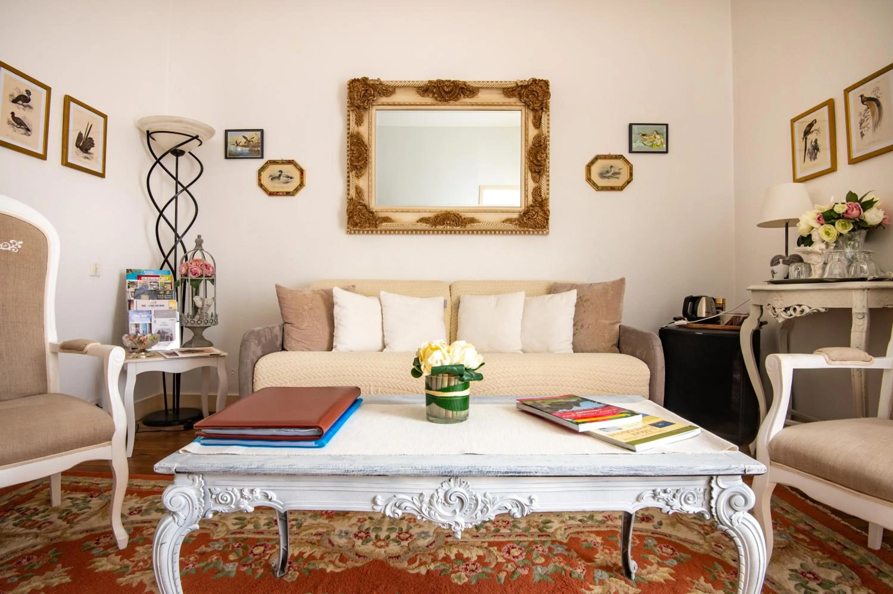 Living room in Maison d'hôtes de charme La Rose de Ducey près du Mont Saint Michel