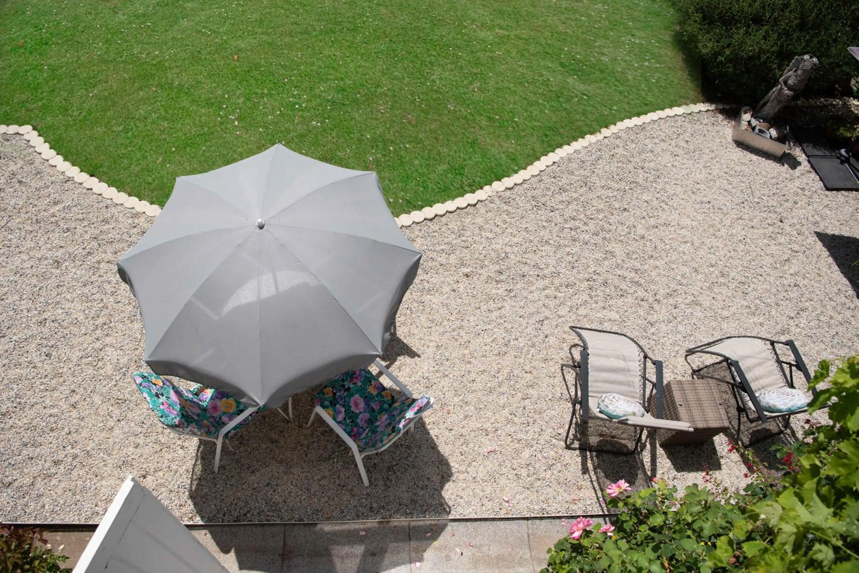 Patio in Maison d'hôtes de charme La Rose de Ducey près du Mont Saint Michel