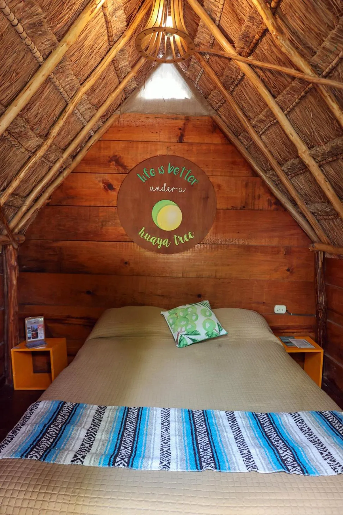 Bed in El Búho Bacalar Eco-Cabañas Hostal