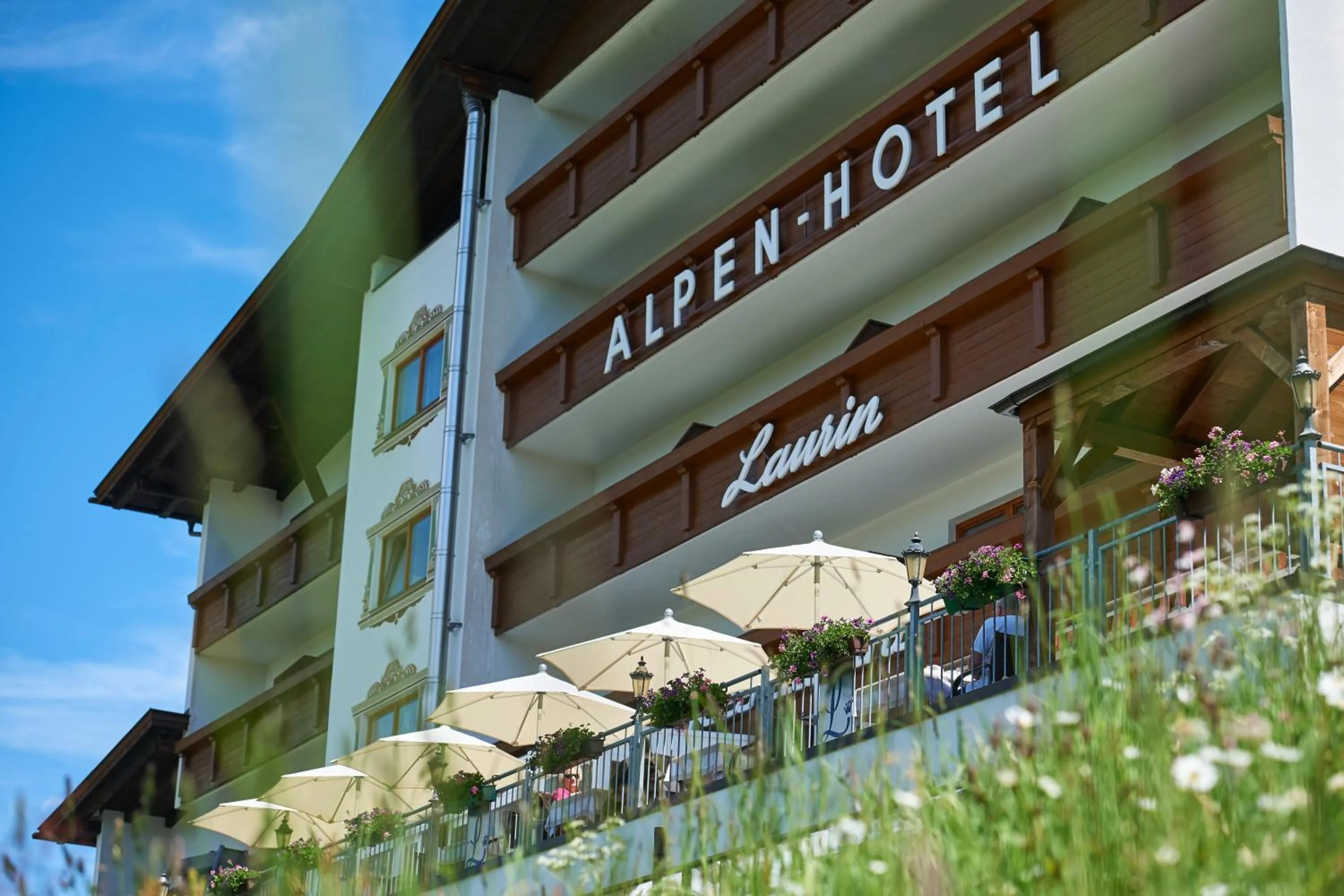 Balcony/Terrace in Alpenhotel Laurin