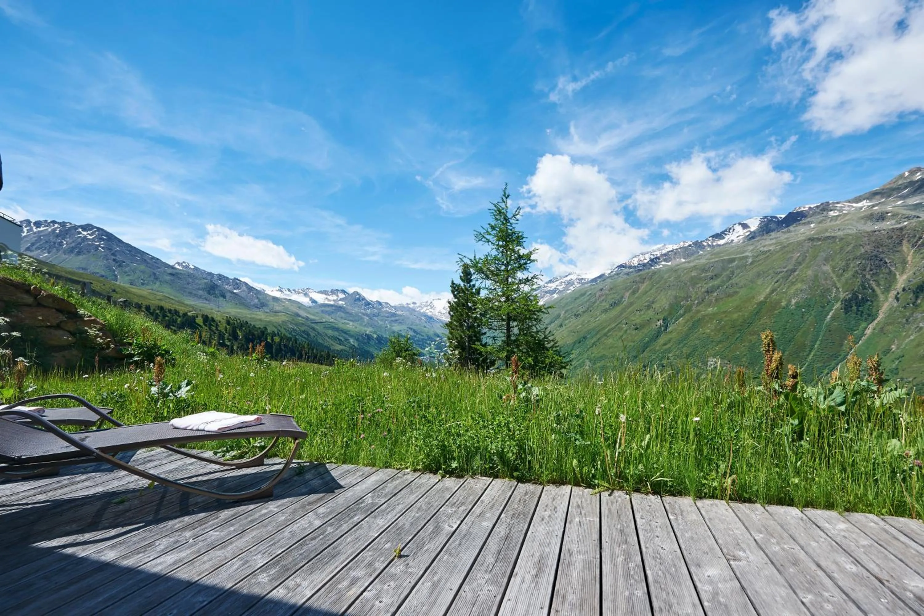 Balcony/Terrace in Alpenhotel Laurin