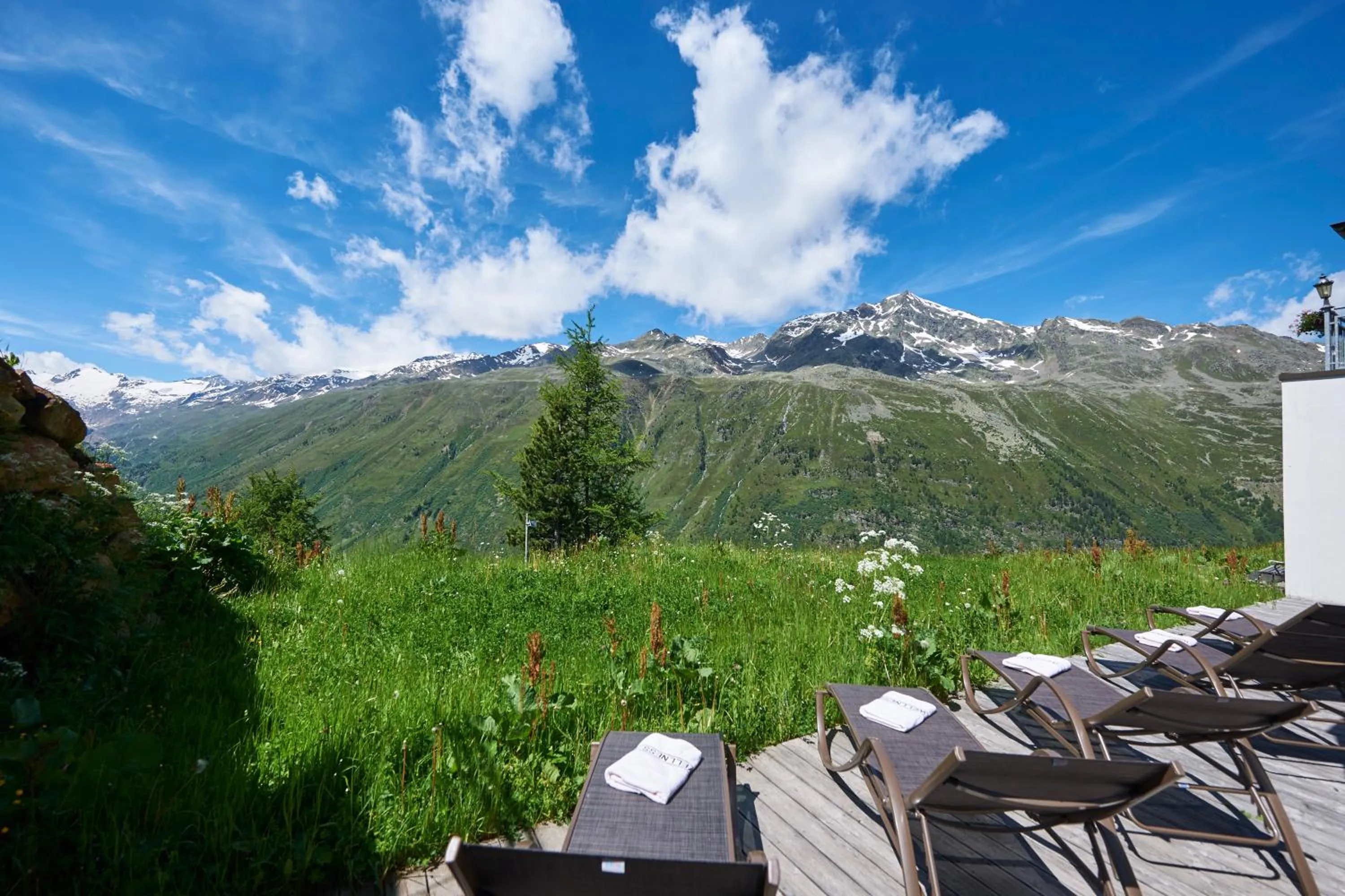 Garden in Alpenhotel Laurin