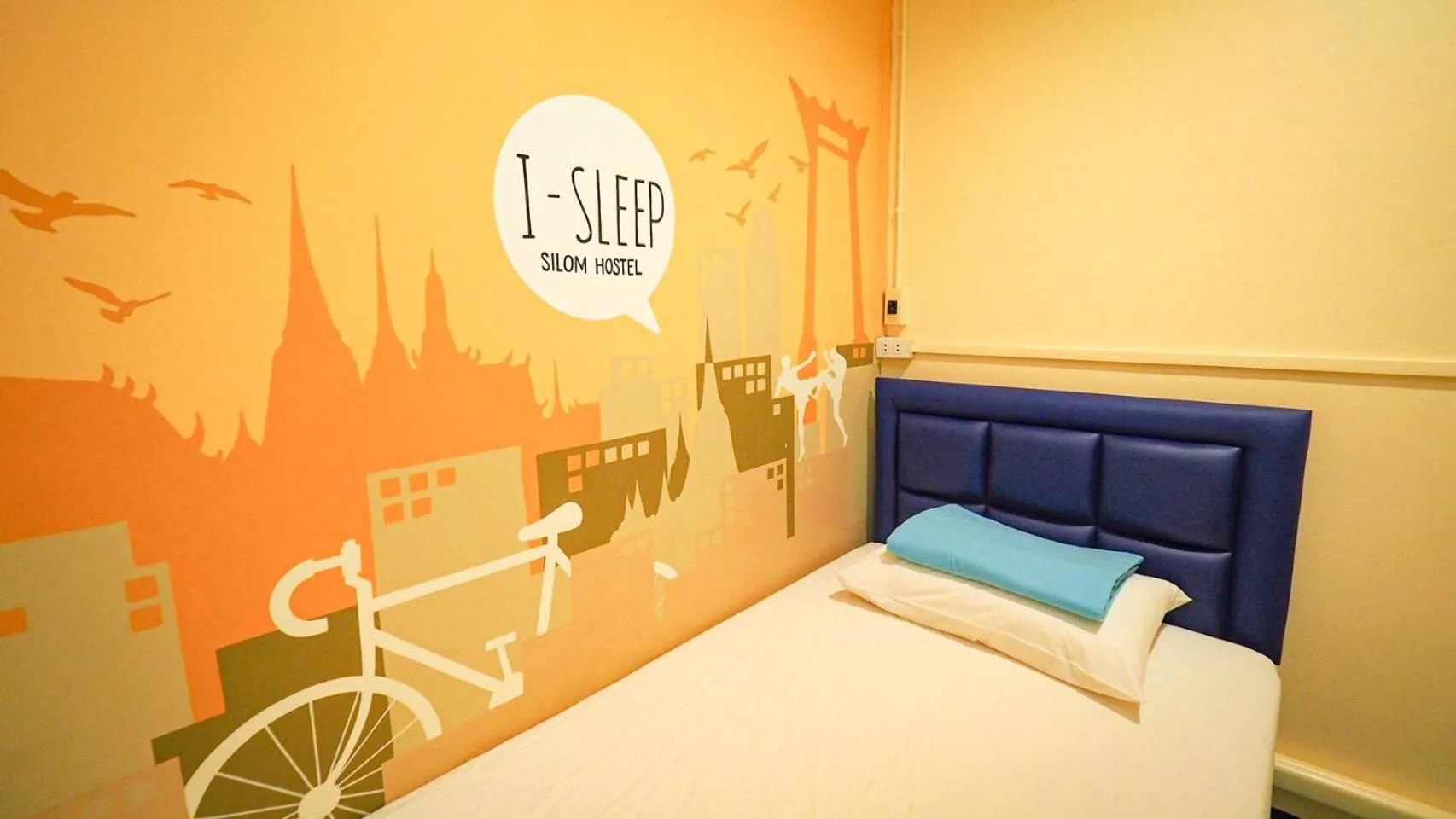 Bed in I-Sleep Silom Hostel