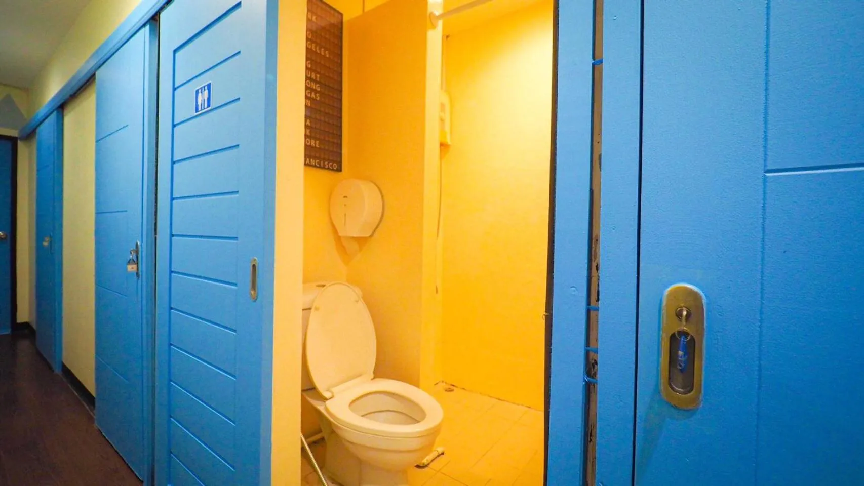 Bathroom in I-Sleep Silom Hostel