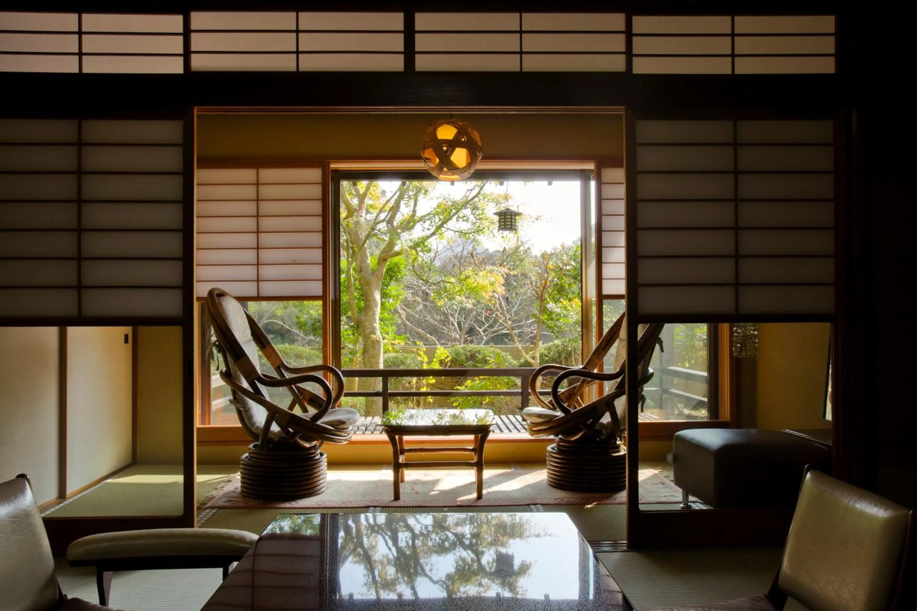 Seating area in Seiryu-so