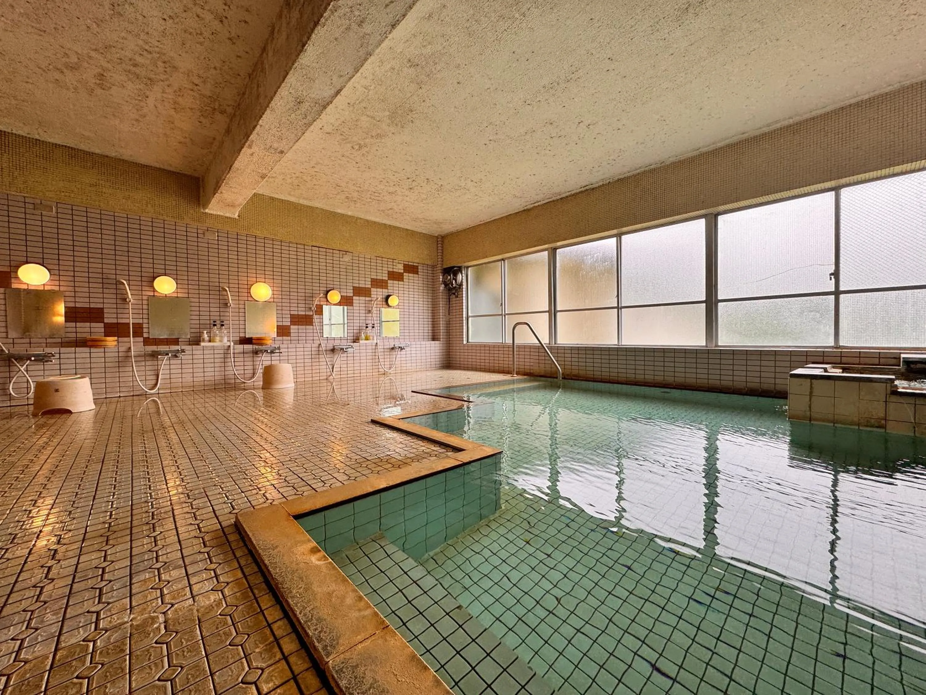 Hot Spring Bath in Kidoike Onsen Hotel