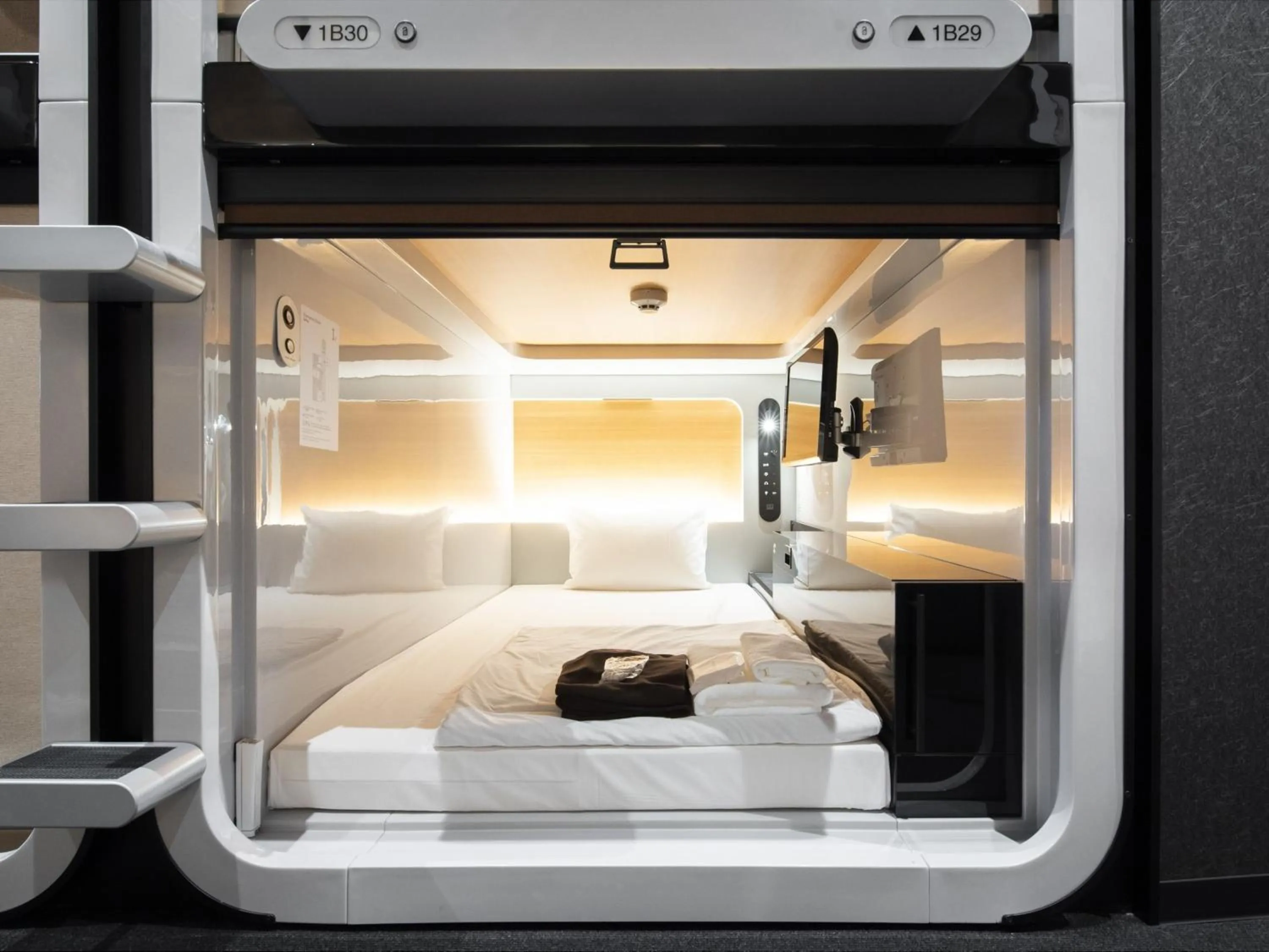 Photo of the whole room, Bed in FIRSTCABIN Kyoto Nijojo