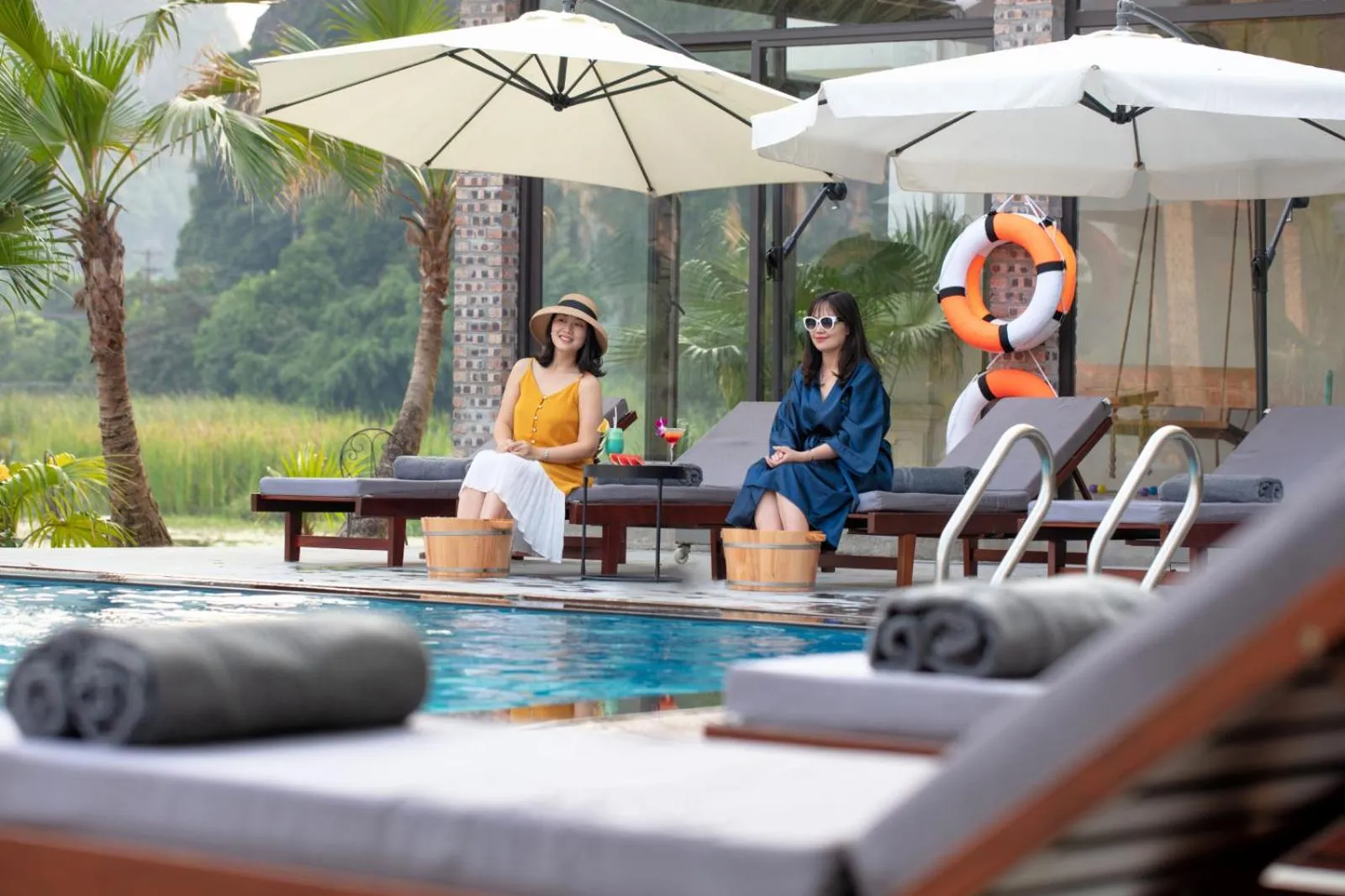 Swimming pool in Tam Coc La Montagne Resort & Spa Ninh Binh