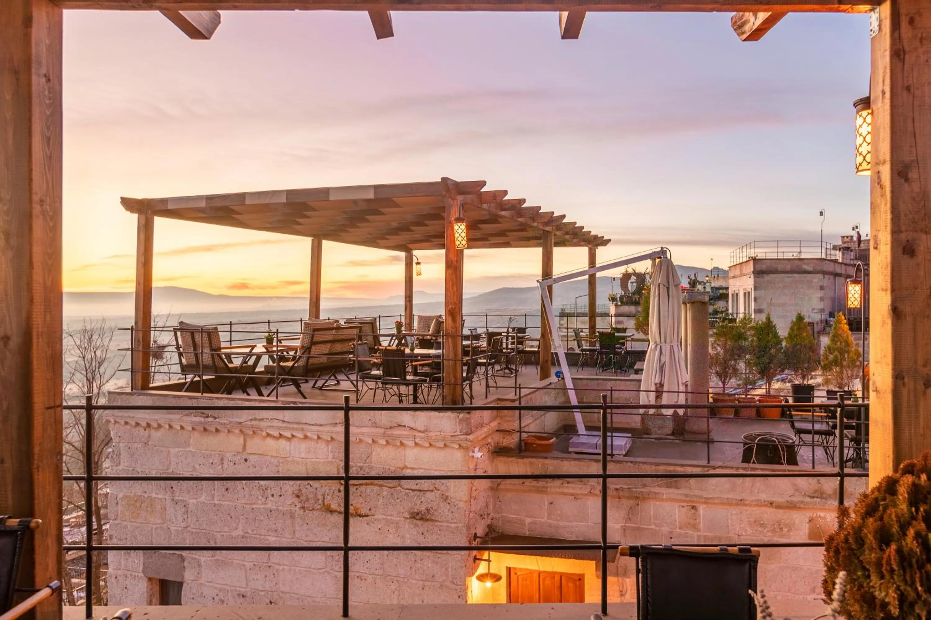 Balcony/Terrace in The Rupestral House Hotel