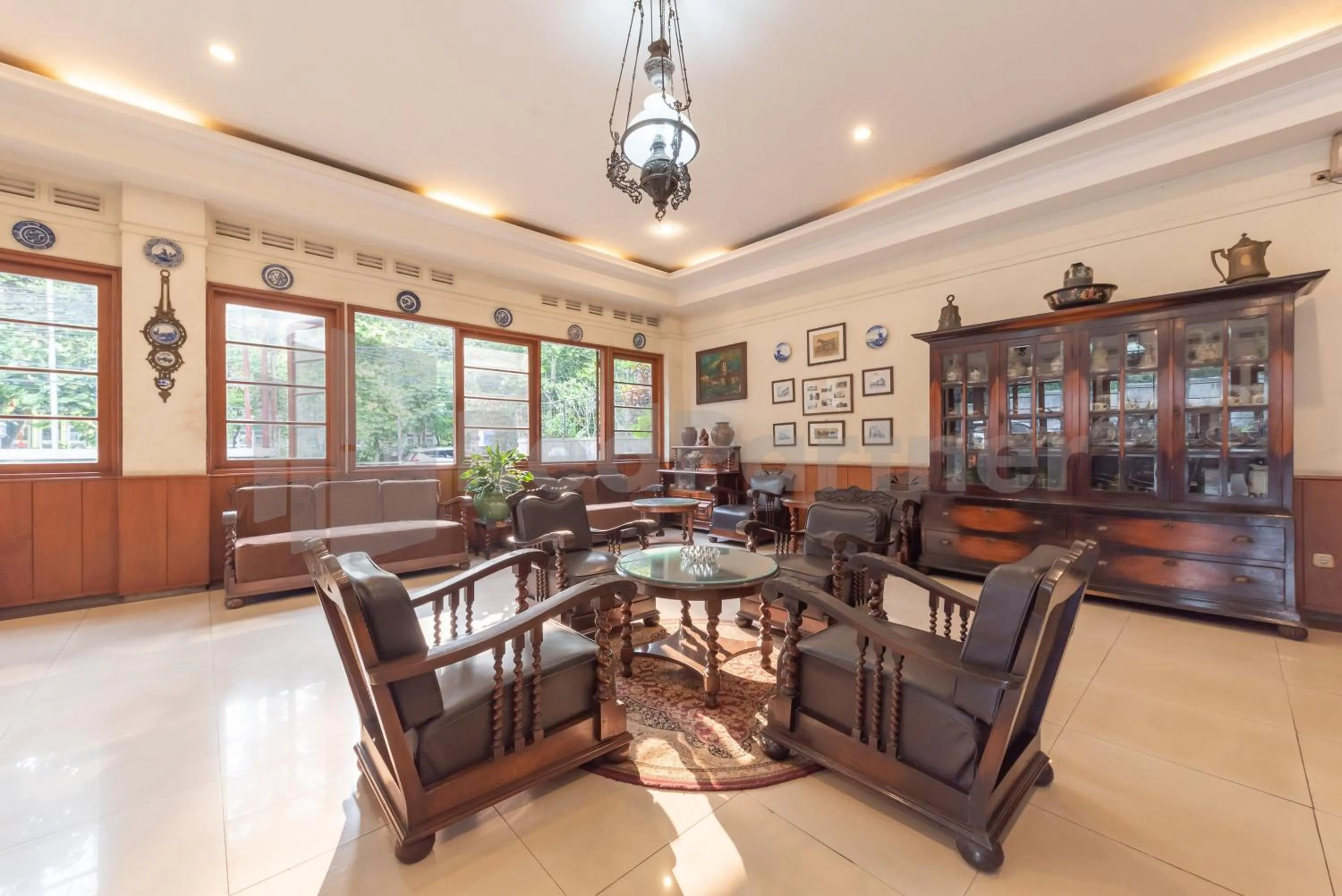 Seating area in Hotel Wisma Dago ITB