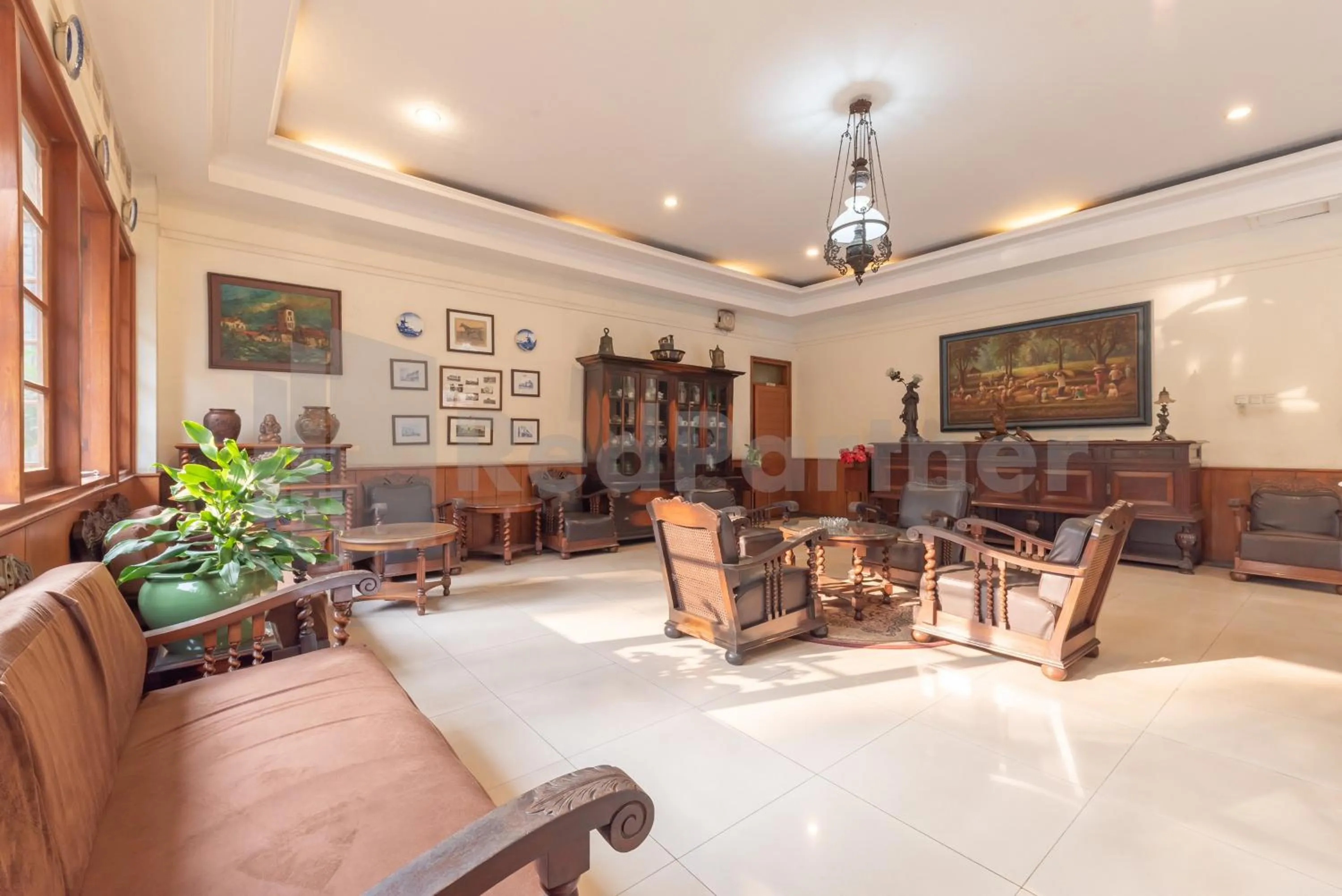 Seating area in Hotel Wisma Dago ITB